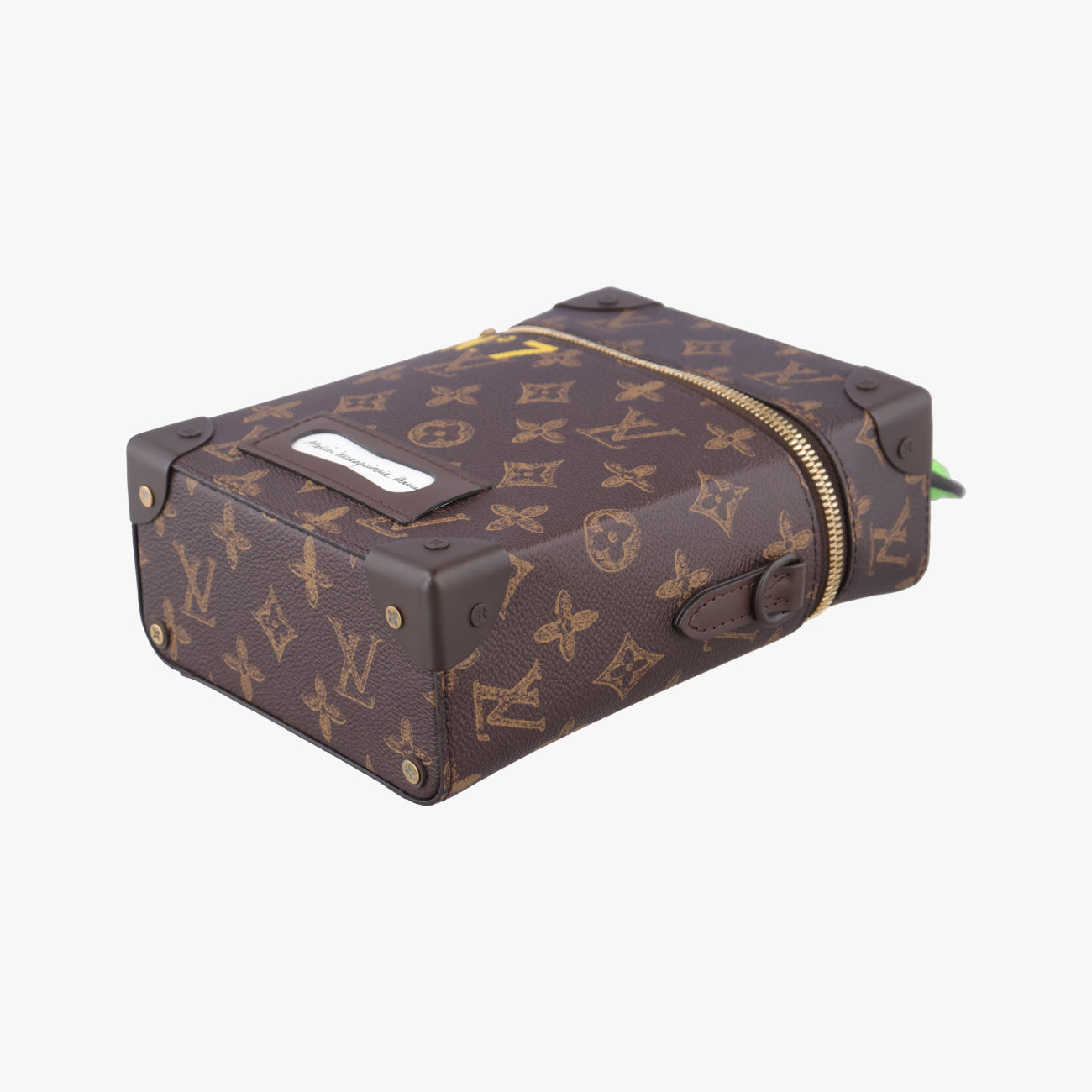 Monogram (No. 7) Vertical Box TrunkBrownPVC coated canvasM59664ICチップモノグラム(N°7) ヴェルティカル ボックス トランクブラウン系PVCコーティングキャンバスM59664ICチップ