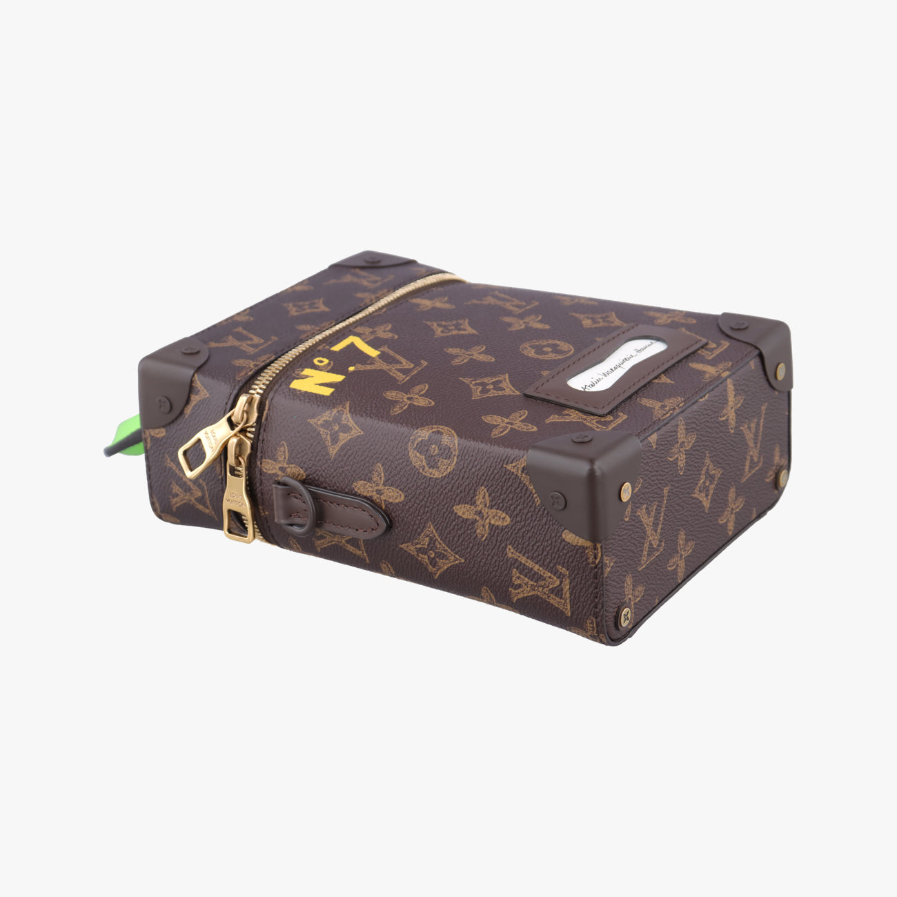 Monogram (No. 7) Vertical Box TrunkBrownPVC coated canvasM59664ICチップモノグラム(N°7) ヴェルティカル ボックス トランクブラウン系PVCコーティングキャンバスM59664ICチップ