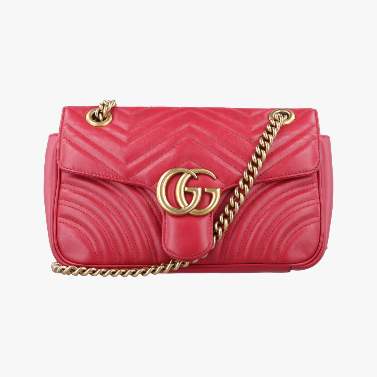 グッチGucciGGマーモントレッドレザー443497C025856996