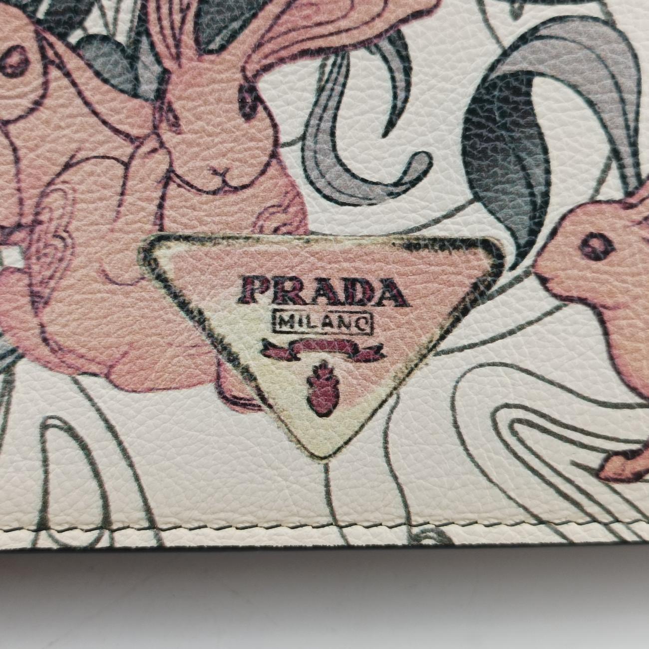 Rabbit printMulticolourLeather62 Dラビットプリントマルチカラーレザー62 D