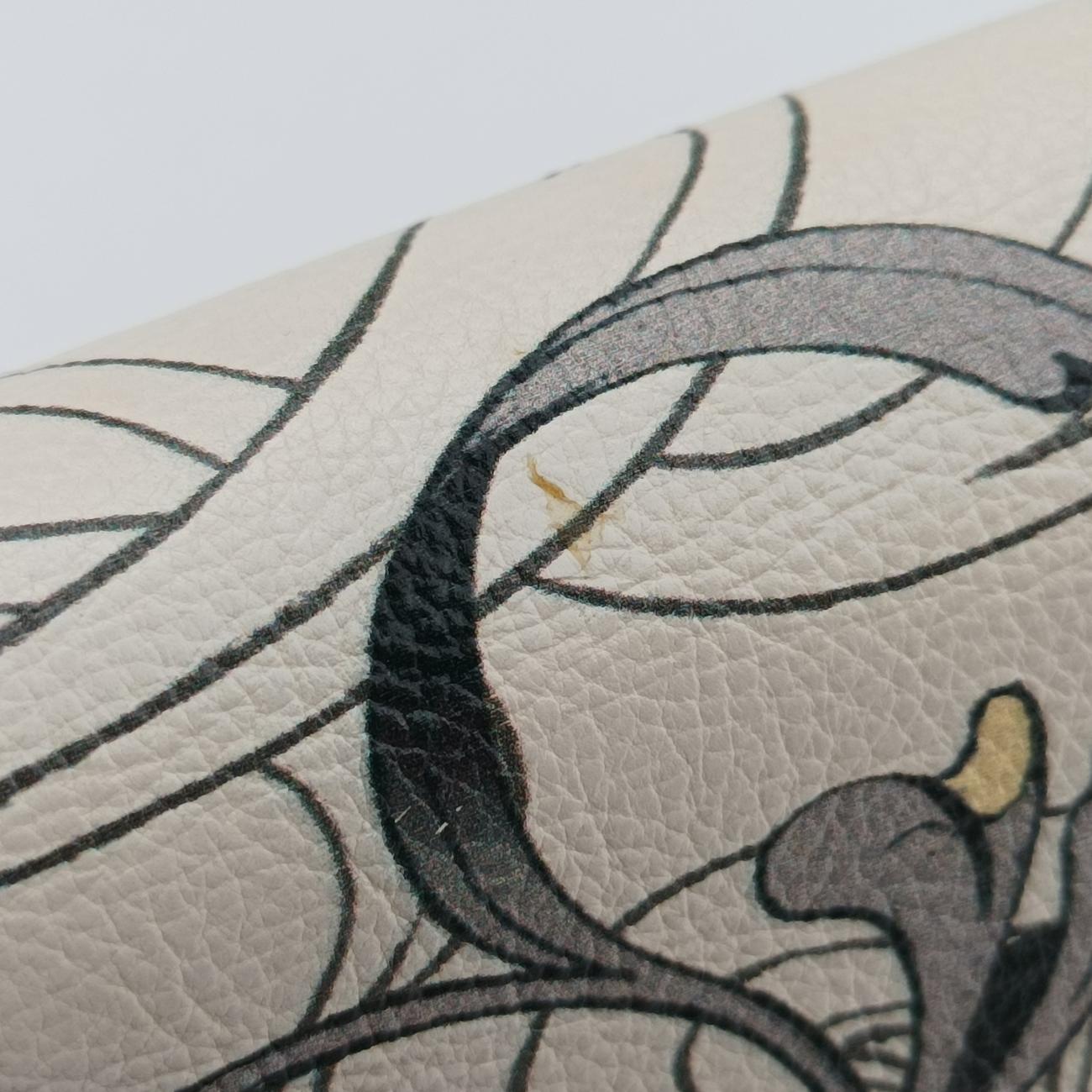 Rabbit printMulticolourLeather62 Dラビットプリントマルチカラーレザー62 D