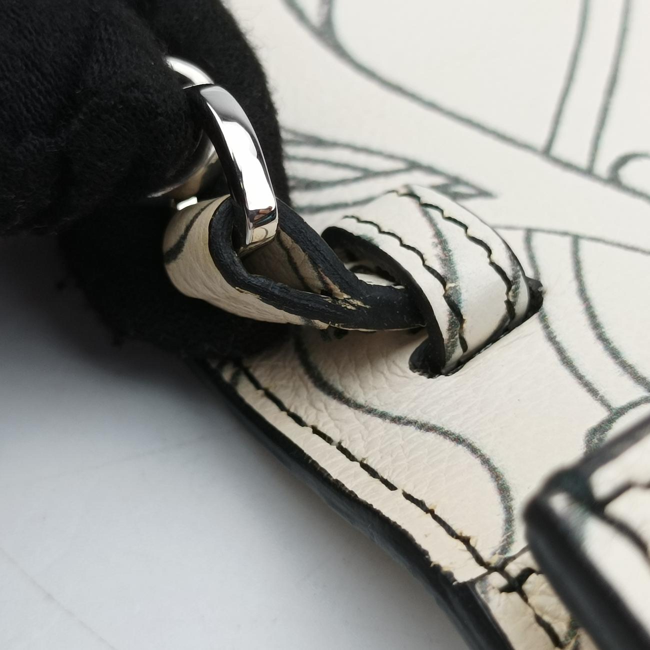 Rabbit printMulticolourLeather62 Dラビットプリントマルチカラーレザー62 D