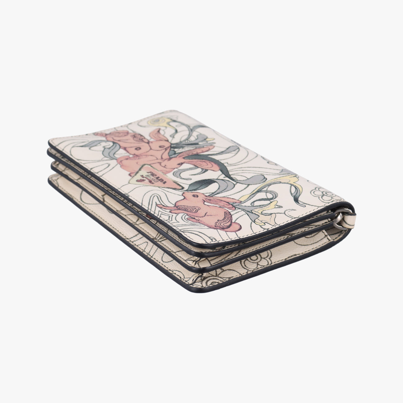 Rabbit printMulticolourLeather62 Dラビットプリントマルチカラーレザー62 D