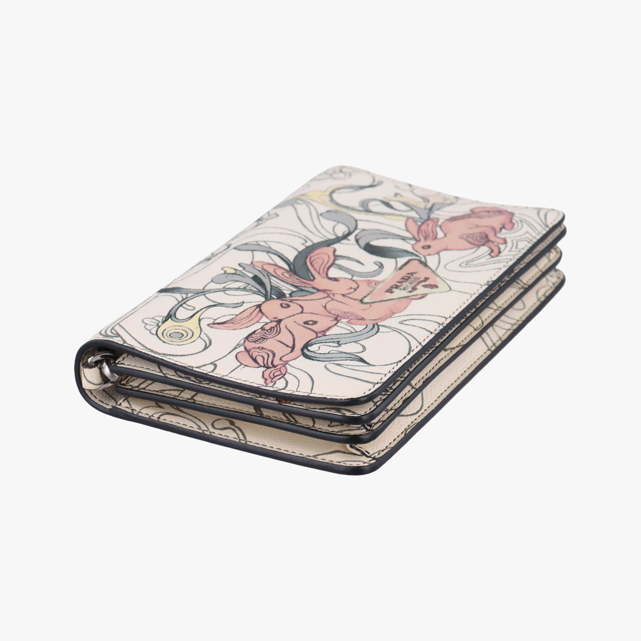 Rabbit printMulticolourLeather62 Dラビットプリントマルチカラーレザー62 D