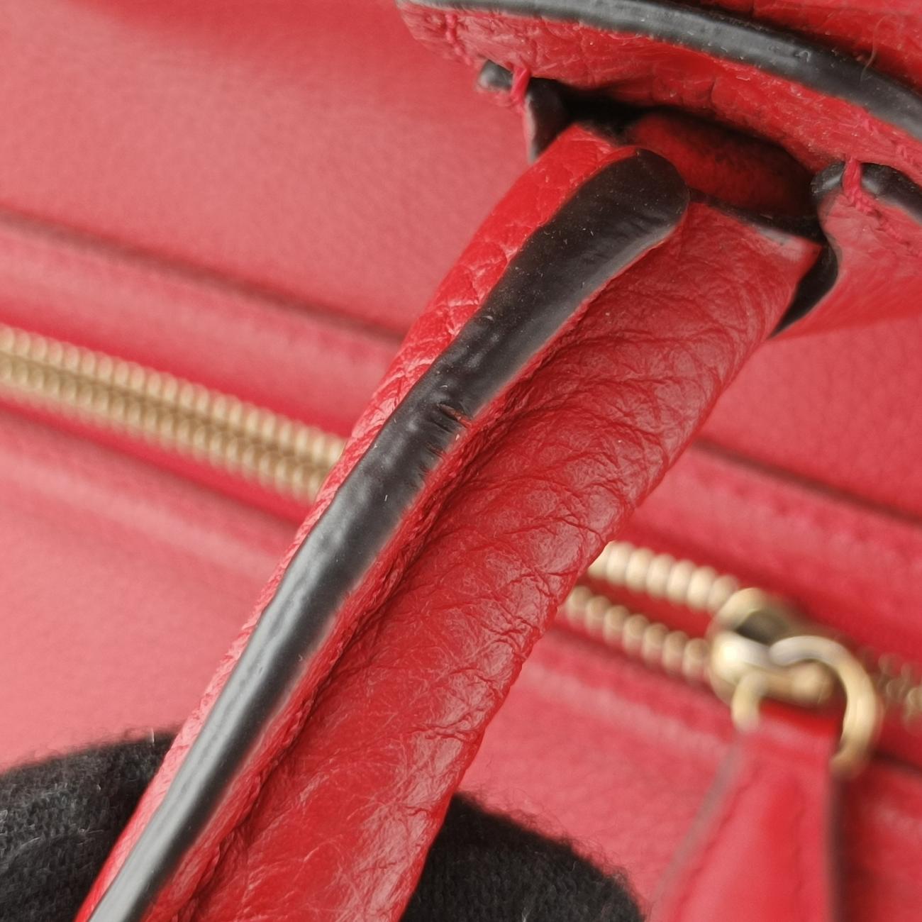 Luggage Mini ShopperRedLeatherF-SA-0152 S-PA-0172ラゲージミニショッパーレッドレザーF-SA-0152 S-PA-0172