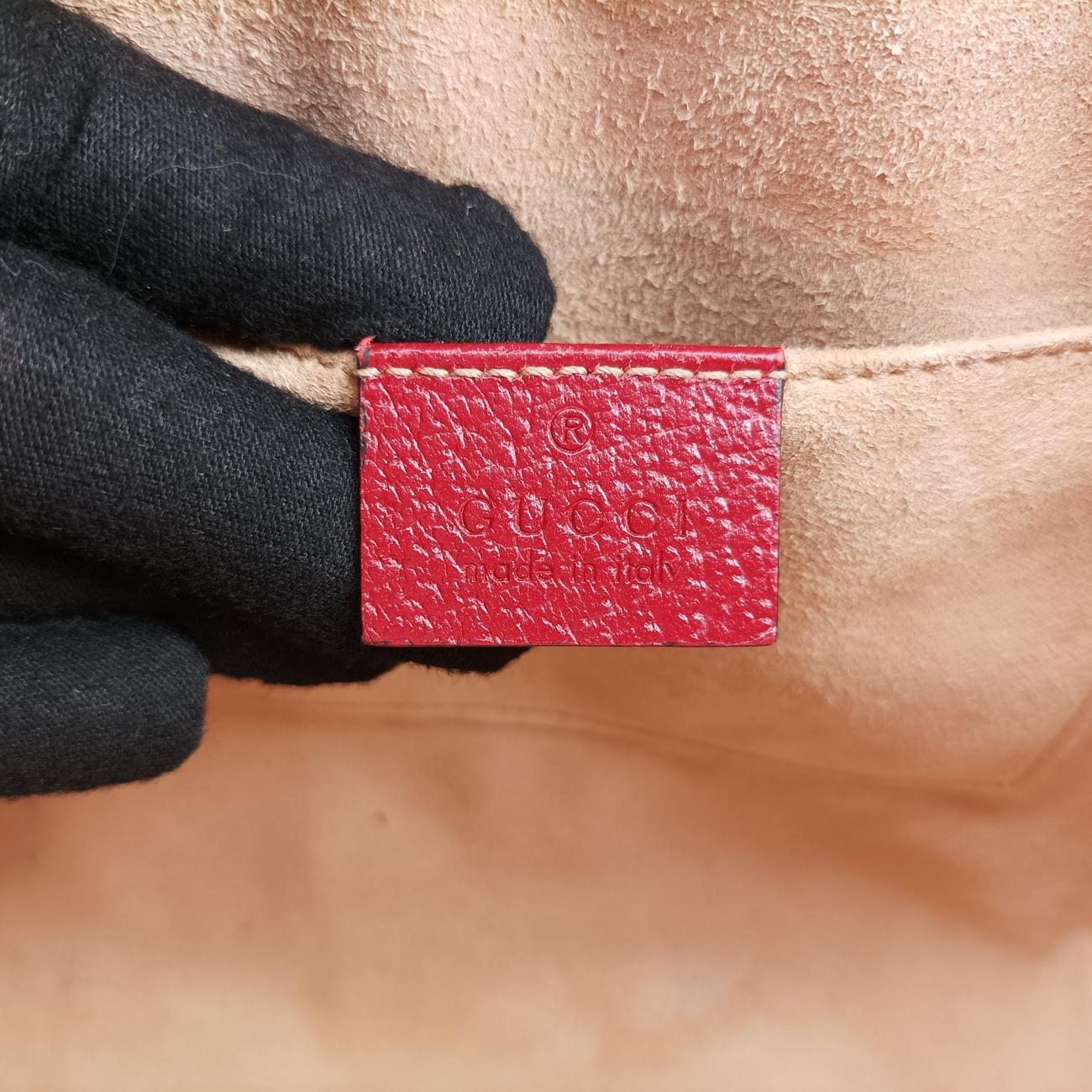 OphidiaBeige×Red×MulticolourPVC coated canvas x leather547551A030893389オフィディアベージュ×レッド×マルチカラーPVCコーティングキャンバス×レザー547551A030893389