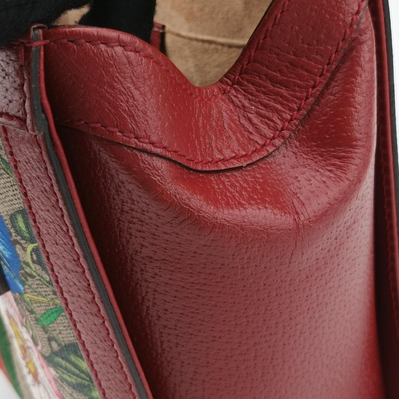 OphidiaBeige×Red×MulticolourPVC coated canvas x leather547551A030893389オフィディアベージュ×レッド×マルチカラーPVCコーティングキャンバス×レザー547551A030893389