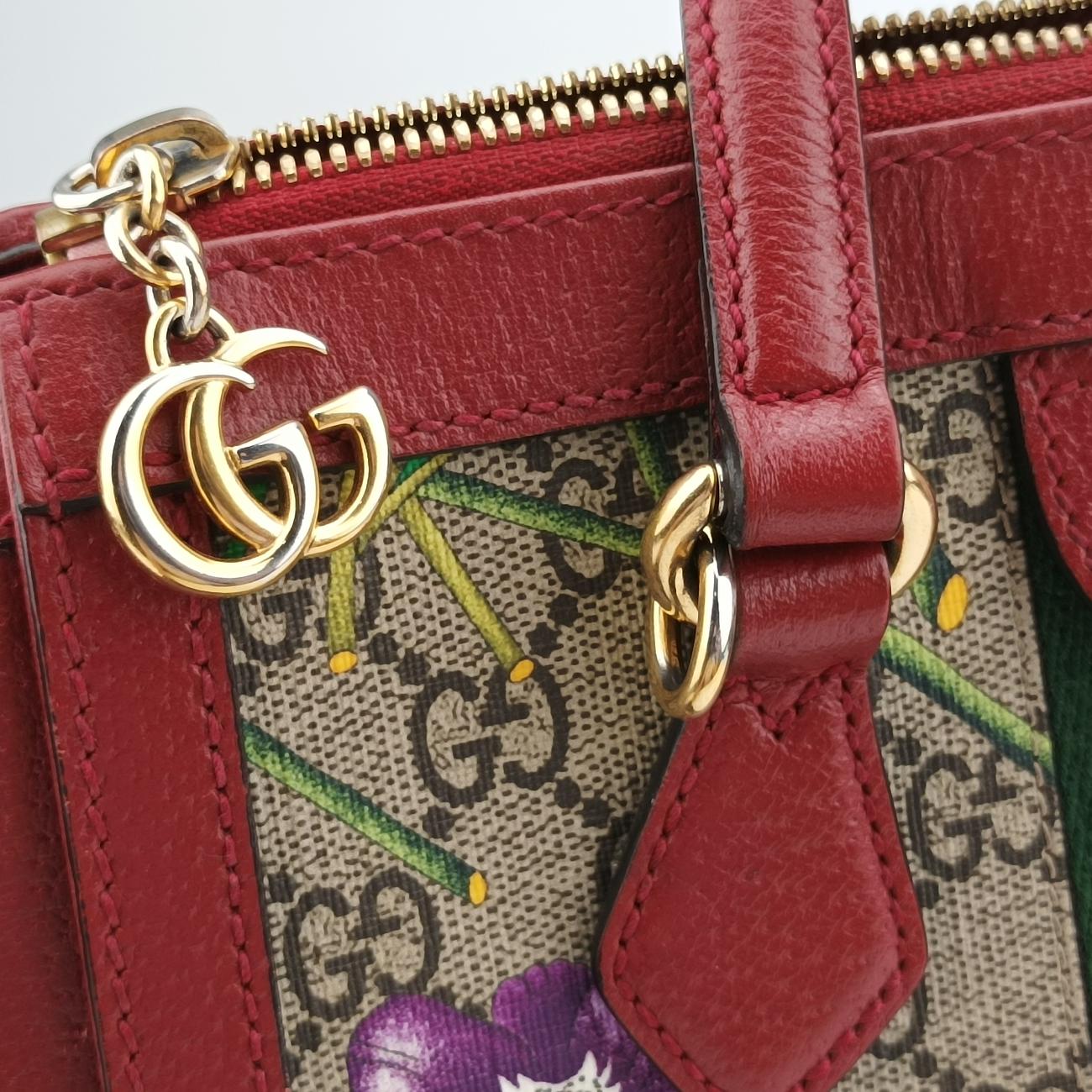 OphidiaBeige×Red×MulticolourPVC coated canvas x leather547551A030893389オフィディアベージュ×レッド×マルチカラーPVCコーティングキャンバス×レザー547551A030893389