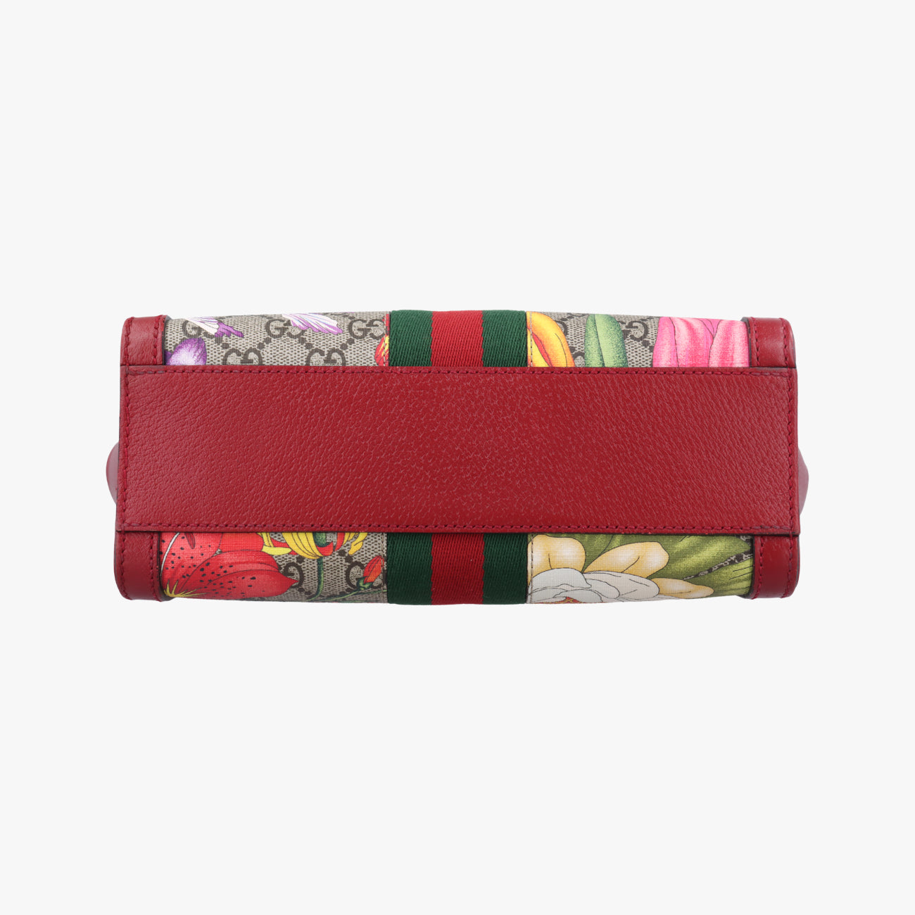 OphidiaBeige×Red×MulticolourPVC coated canvas x leather547551A030893389オフィディアベージュ×レッド×マルチカラーPVCコーティングキャンバス×レザー547551A030893389