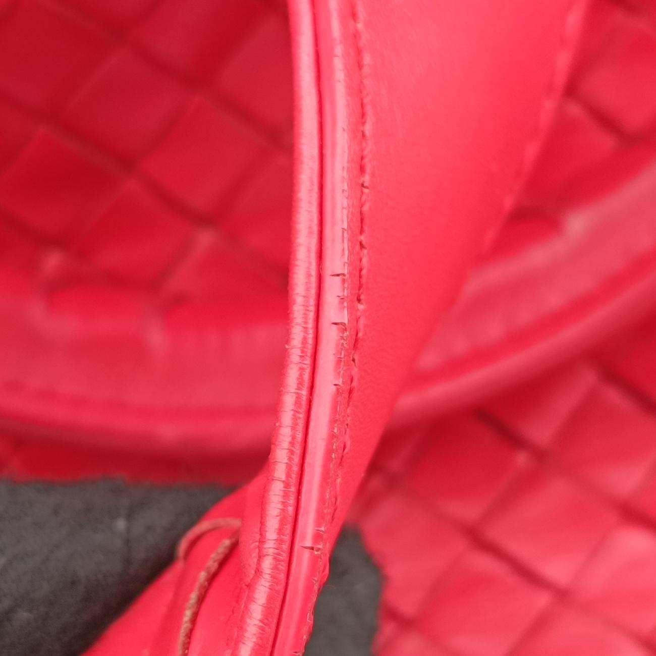 Roma IntrecciatoRedlambskinB02596044Zローマ イントレチャートレッドラムスキンB02596044Z