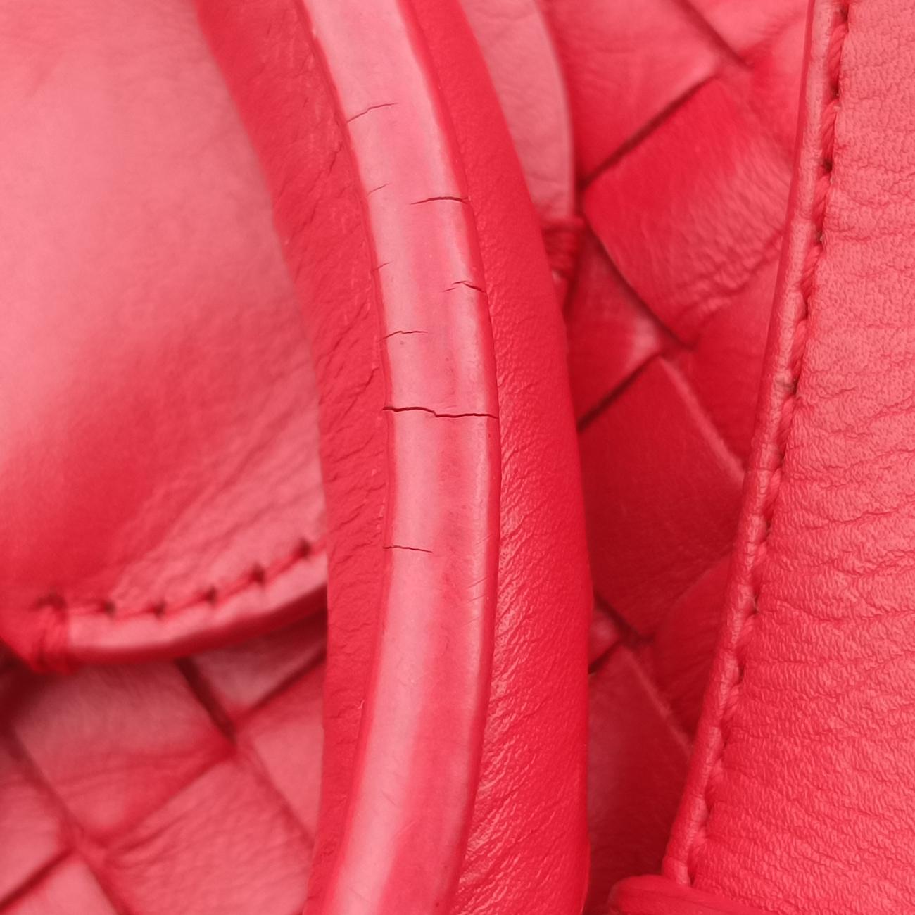 Roma IntrecciatoRedlambskinB02596044Zローマ イントレチャートレッドラムスキンB02596044Z