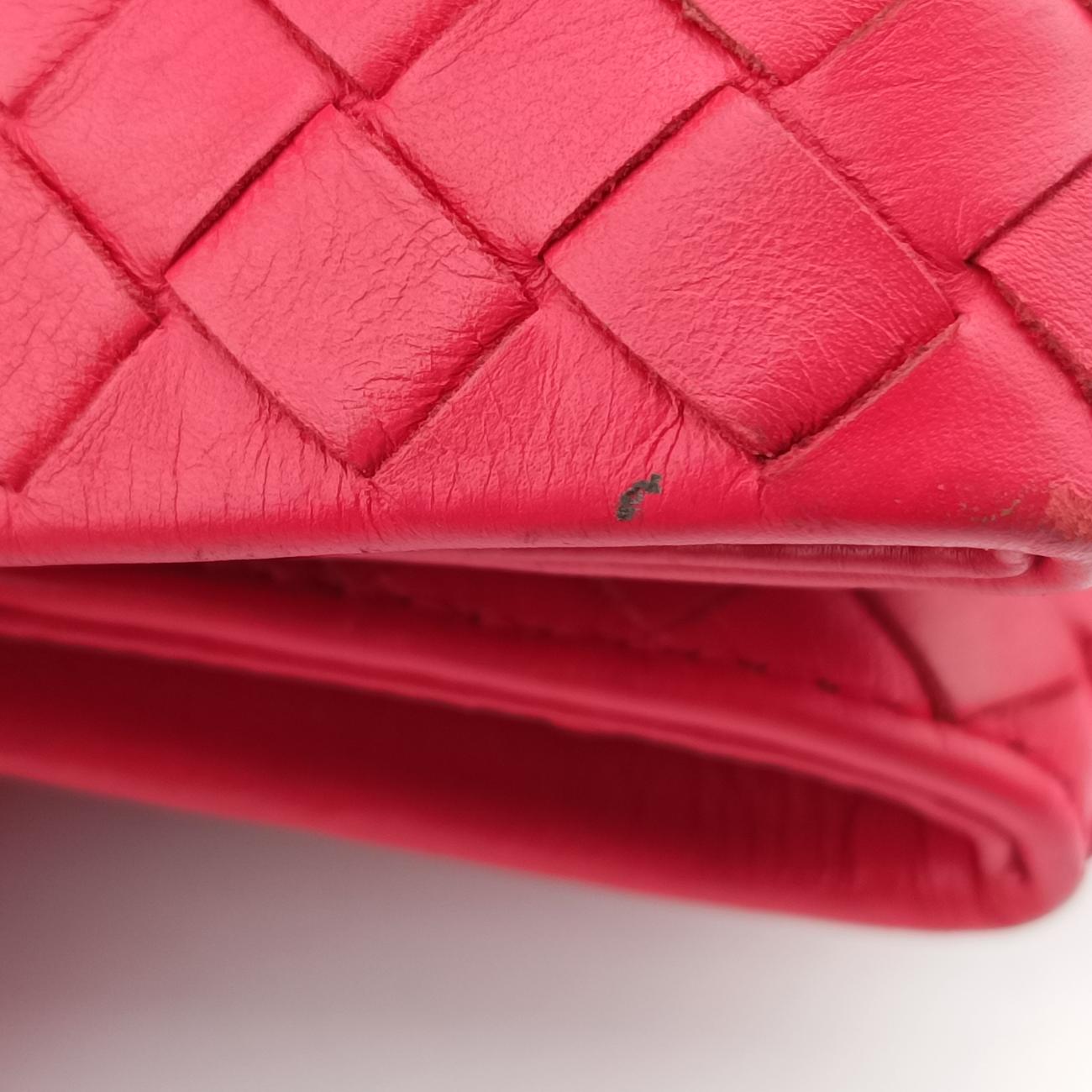 Roma IntrecciatoRedlambskinB02596044Zローマ イントレチャートレッドラムスキンB02596044Z