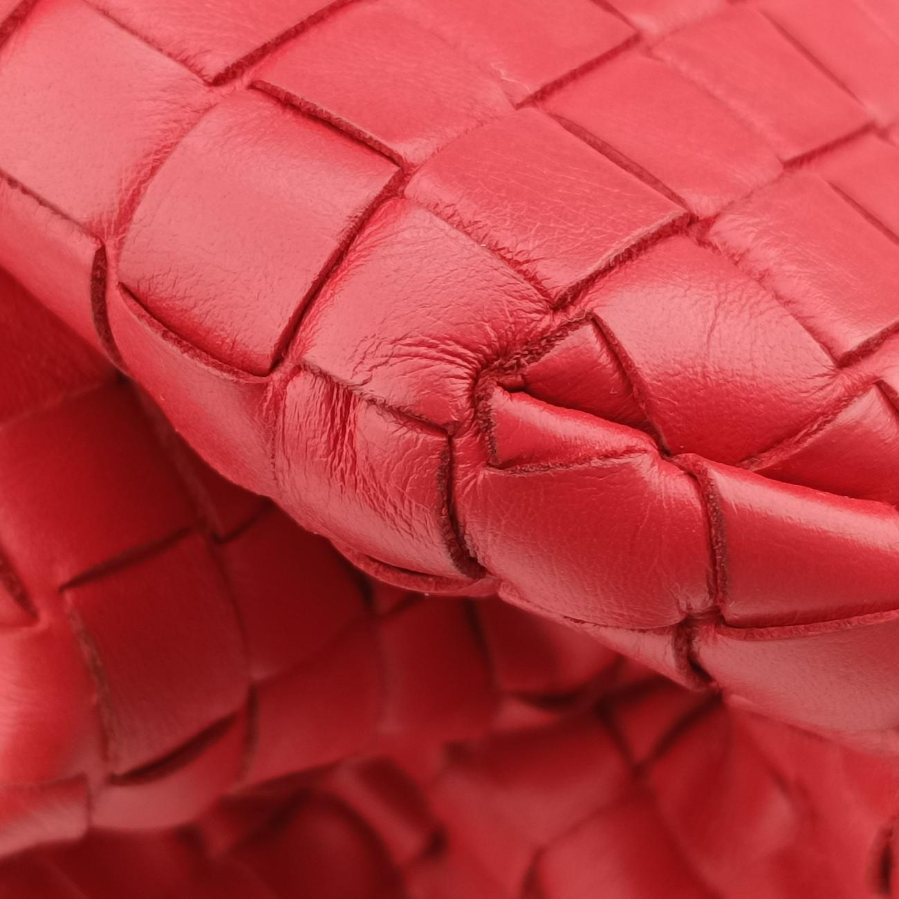 Roma IntrecciatoRedlambskinB02596044Zローマ イントレチャートレッドラムスキンB02596044Z