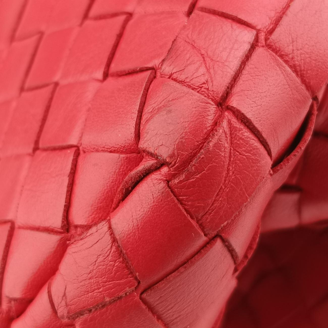 Roma IntrecciatoRedlambskinB02596044Zローマ イントレチャートレッドラムスキンB02596044Z