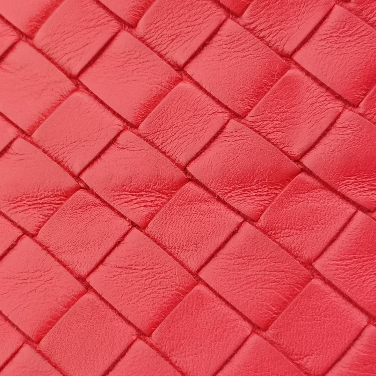 Roma IntrecciatoRedlambskinB02596044Zローマ イントレチャートレッドラムスキンB02596044Z