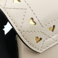 Heart BeltBeigeLeather604393B030992017ハートベルトベージュレザー604393B030992017