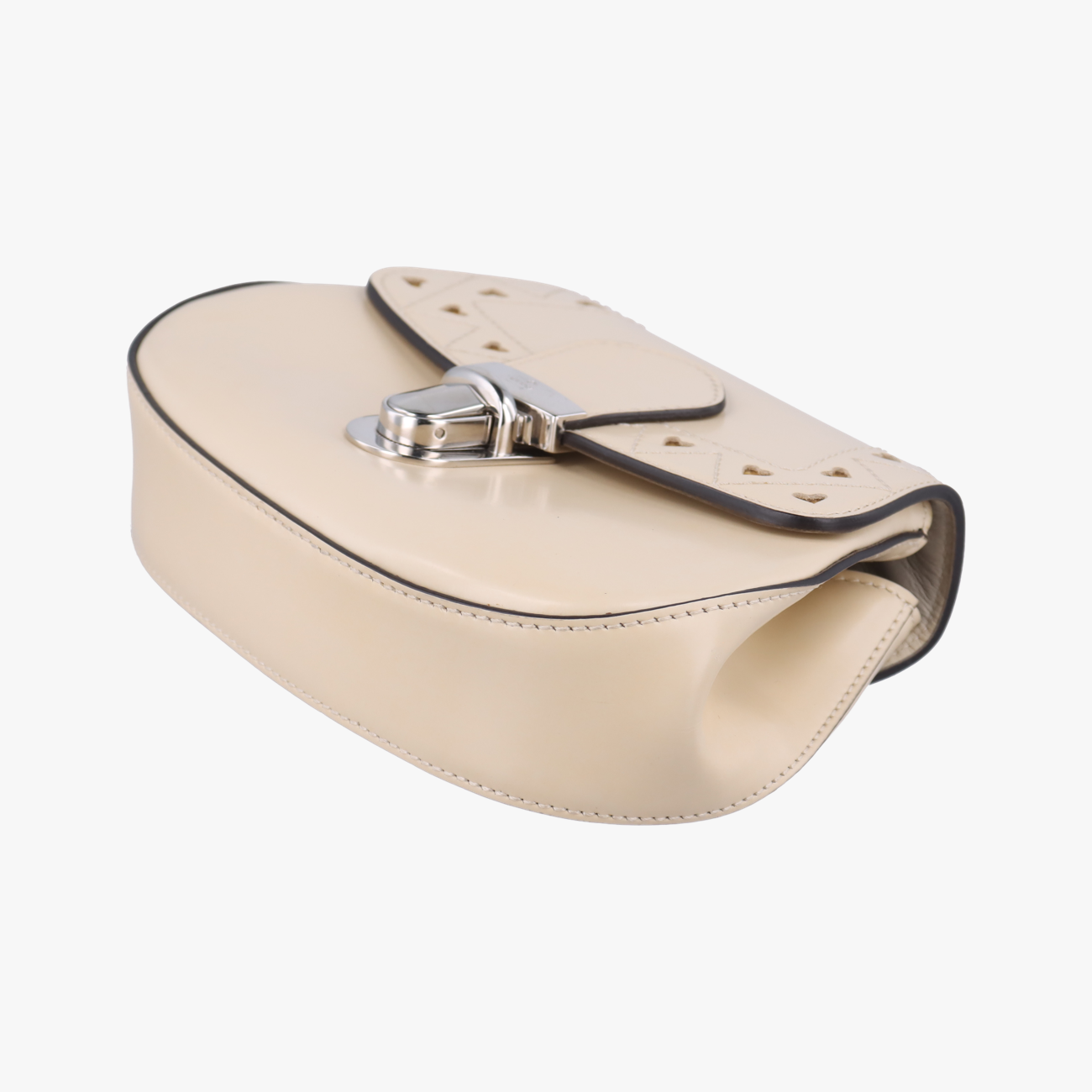 Heart BeltBeigeLeather604393B030992017ハートベルトベージュレザー604393B030992017