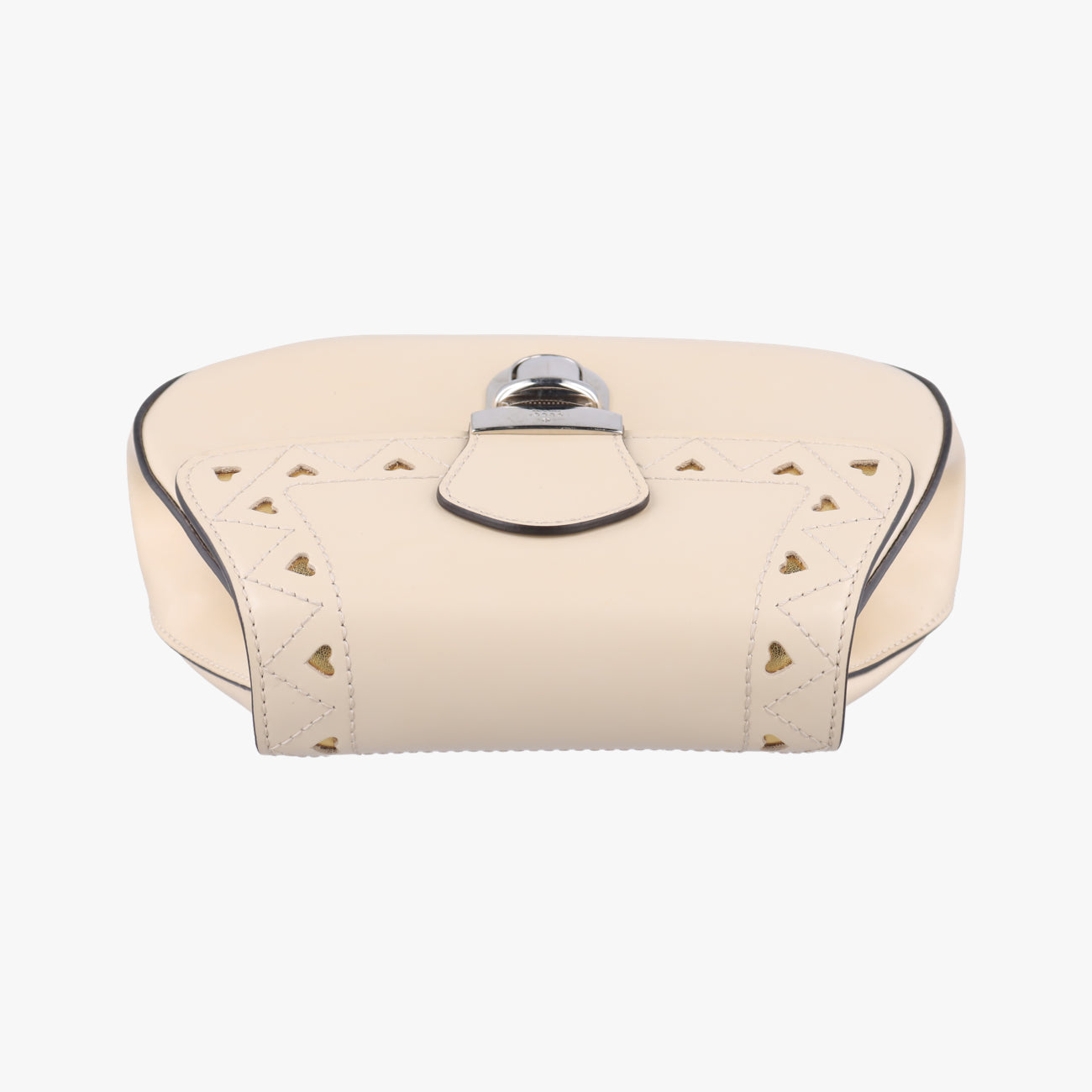 Heart BeltBeigeLeather604393B030992017ハートベルトベージュレザー604393B030992017