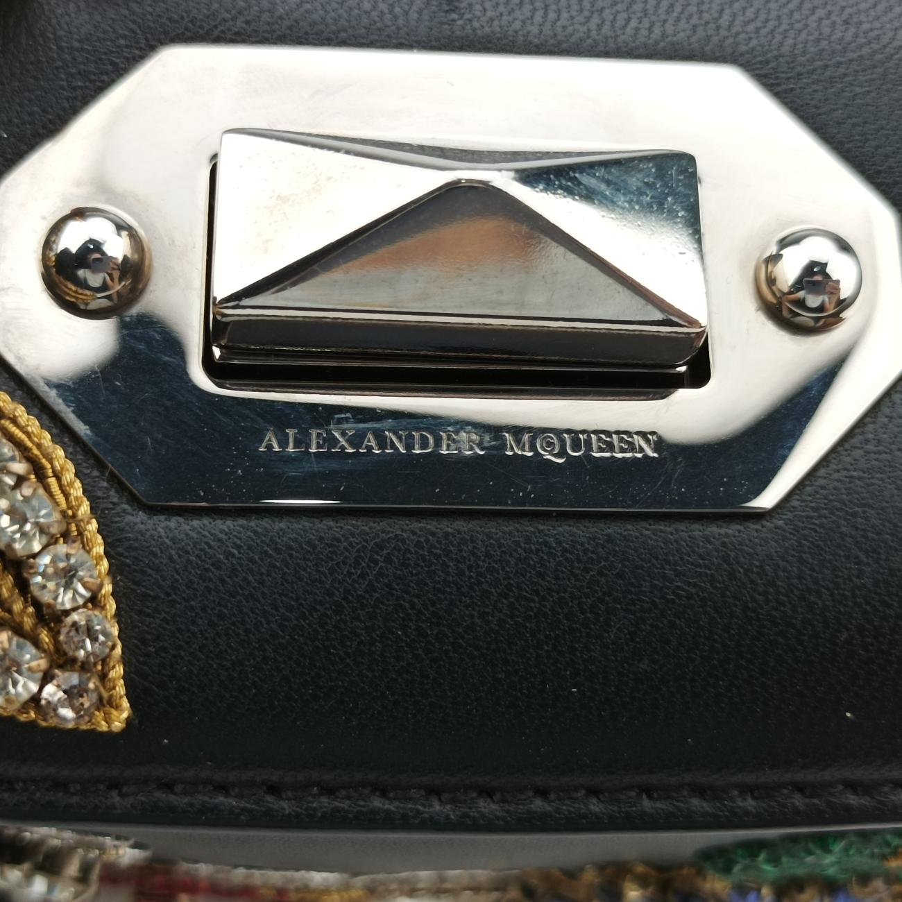 Embellished Knuckle Box bagBlack×multicolorLeather544483.479767エンベリッシュト ナックル ボックスブラック×マルチカラーレザー544483.479767