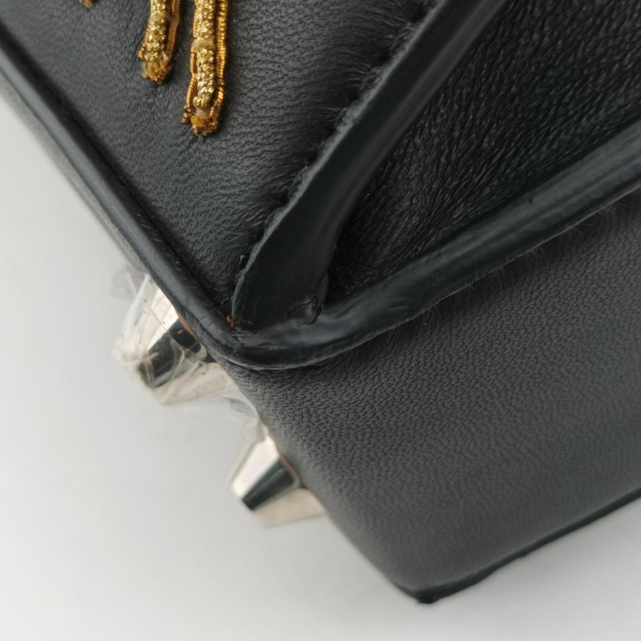 Embellished Knuckle Box bagBlack×multicolorLeather544483.479767エンベリッシュト ナックル ボックスブラック×マルチカラーレザー544483.479767