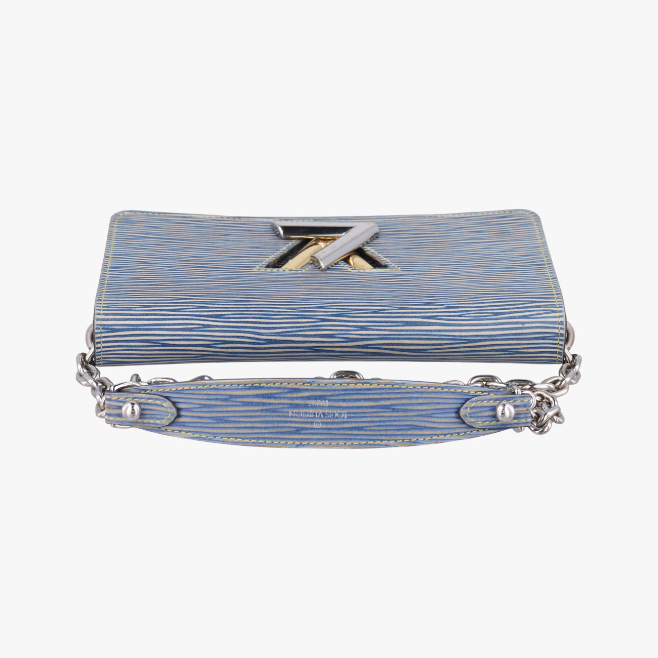 Portefeuille Twist Chain WalletBlueEpiM61036SP0155ポルトフォイユ ツイスト チェーンウォレットブルーエピM61036SP0155