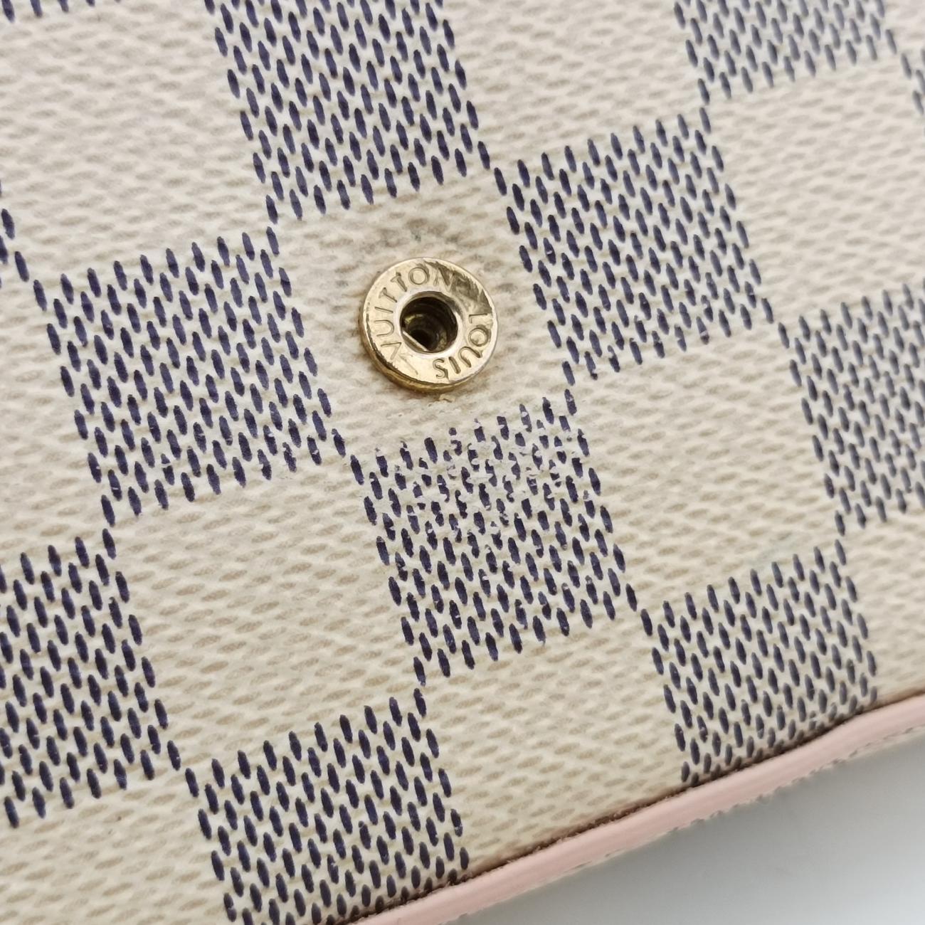 Pochette FéLICIE GMAZUR×Eau De RoseDamier CanvasN60235MI1129ポシェットフェリシーGMアズール×オードローズダミエキャンバスN60235MI1129