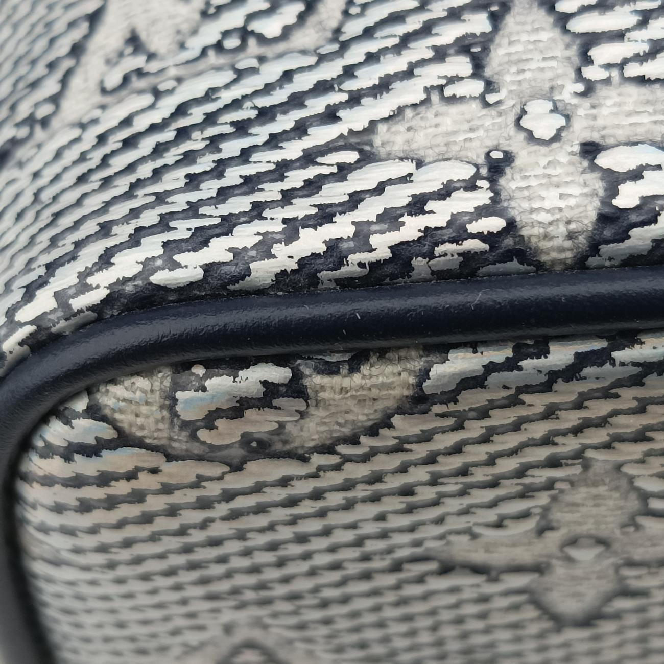 Micro VanityGray x BlueMONOGRAM JACQUARD DENIMM82467ICチップマイクロ バニティグレー×ブルーモノグラム ジャカード デニムM82467ICチップ