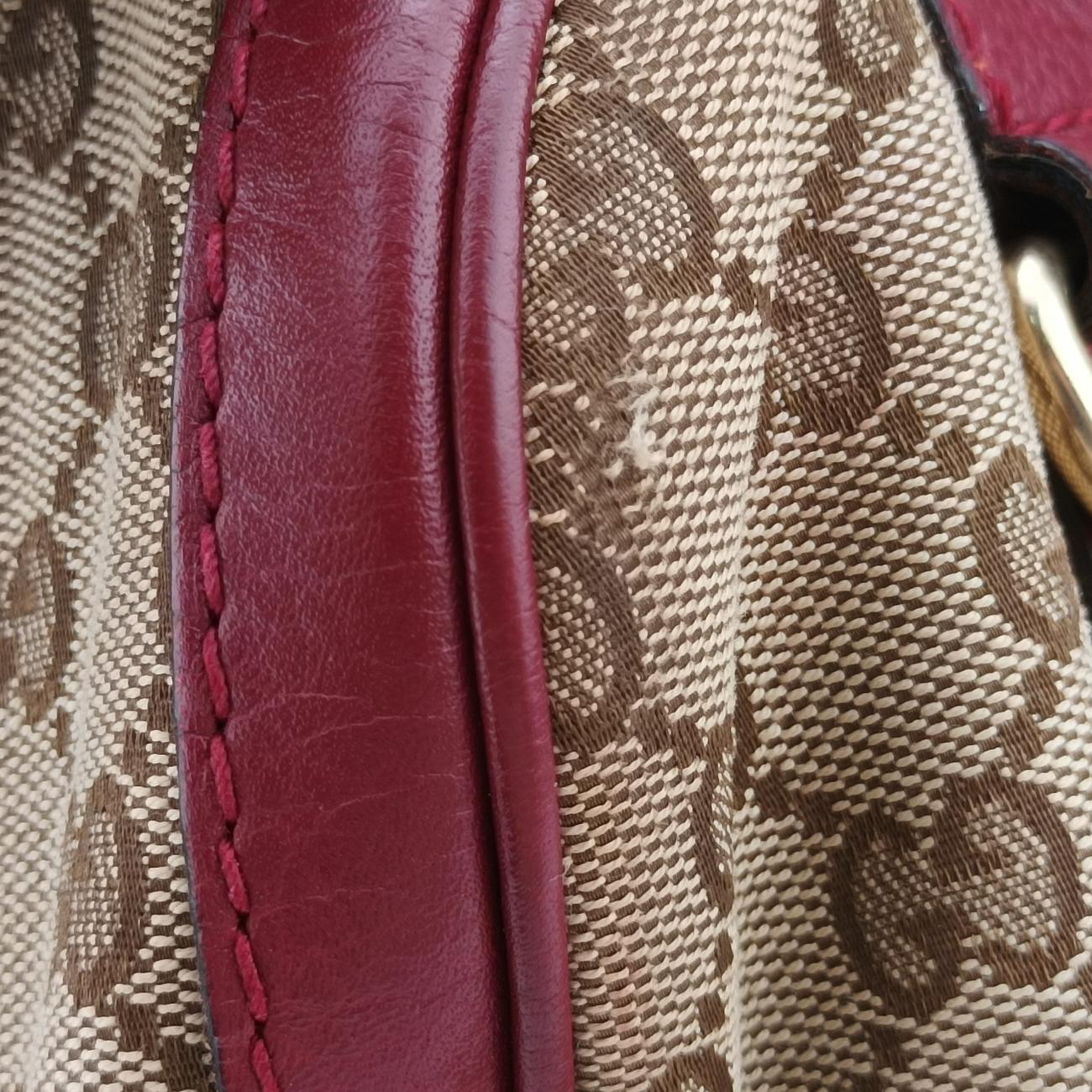 Sherry LineBeige x pink x redcanvas x leather247205D018330629シェリーラインベージュ×ピンク×レッドキャンバス×レザー247205D018330629