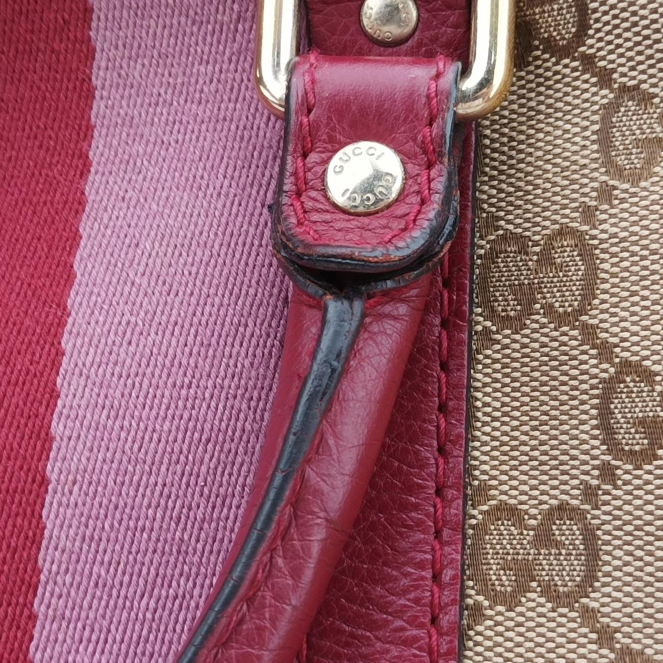 Sherry LineBeige x pink x redcanvas x leather247205D018330629シェリーラインベージュ×ピンク×レッドキャンバス×レザー247205D018330629