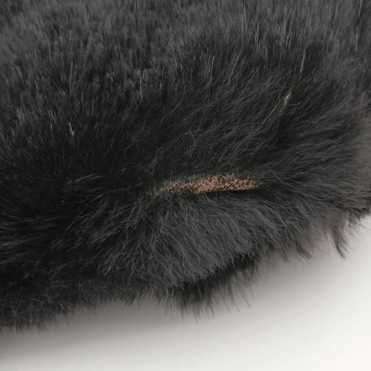 FF LogoBlackrabbit fur1578706-13 15787-991FFロゴブラックラビットファー1578706-13 15787-991