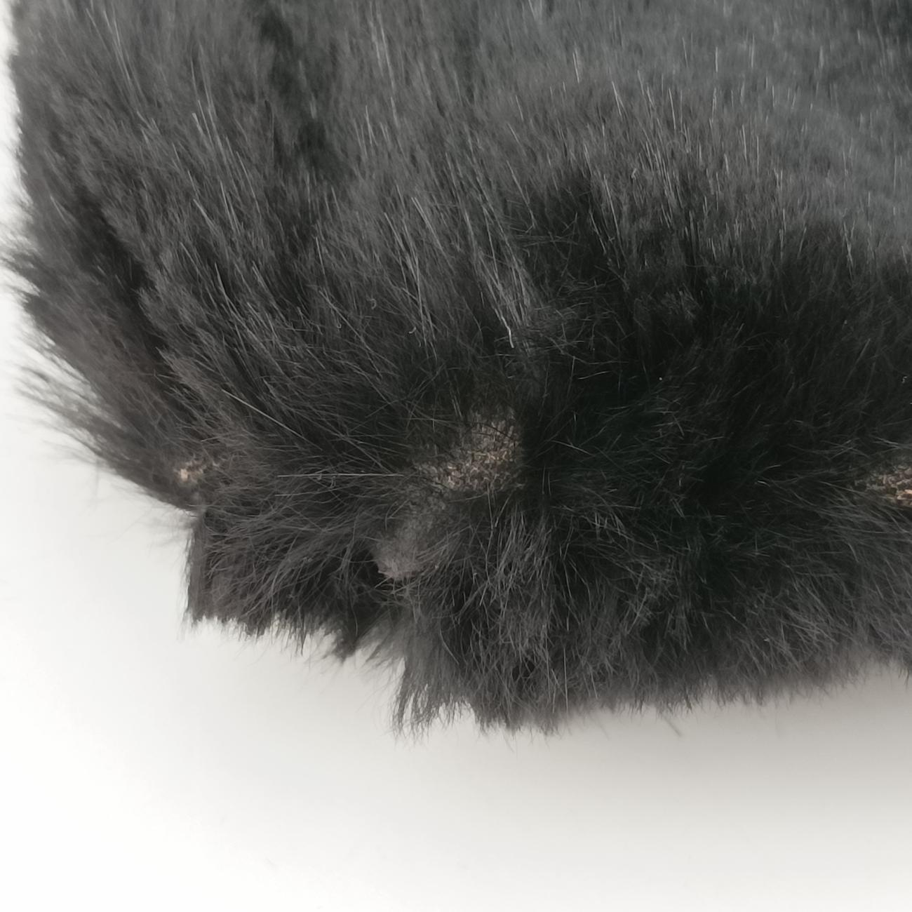 FF LogoBlackrabbit fur1578706-13 15787-991FFロゴブラックラビットファー1578706-13 15787-991