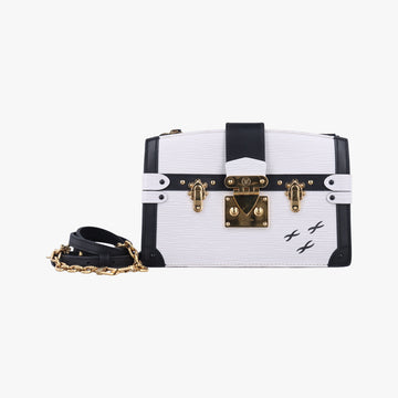 Trunk clutchWhite x BlackLeather x EpiM52151DU3119トランククラッチホワイト×ブラックレザーxエピM52151DU3119