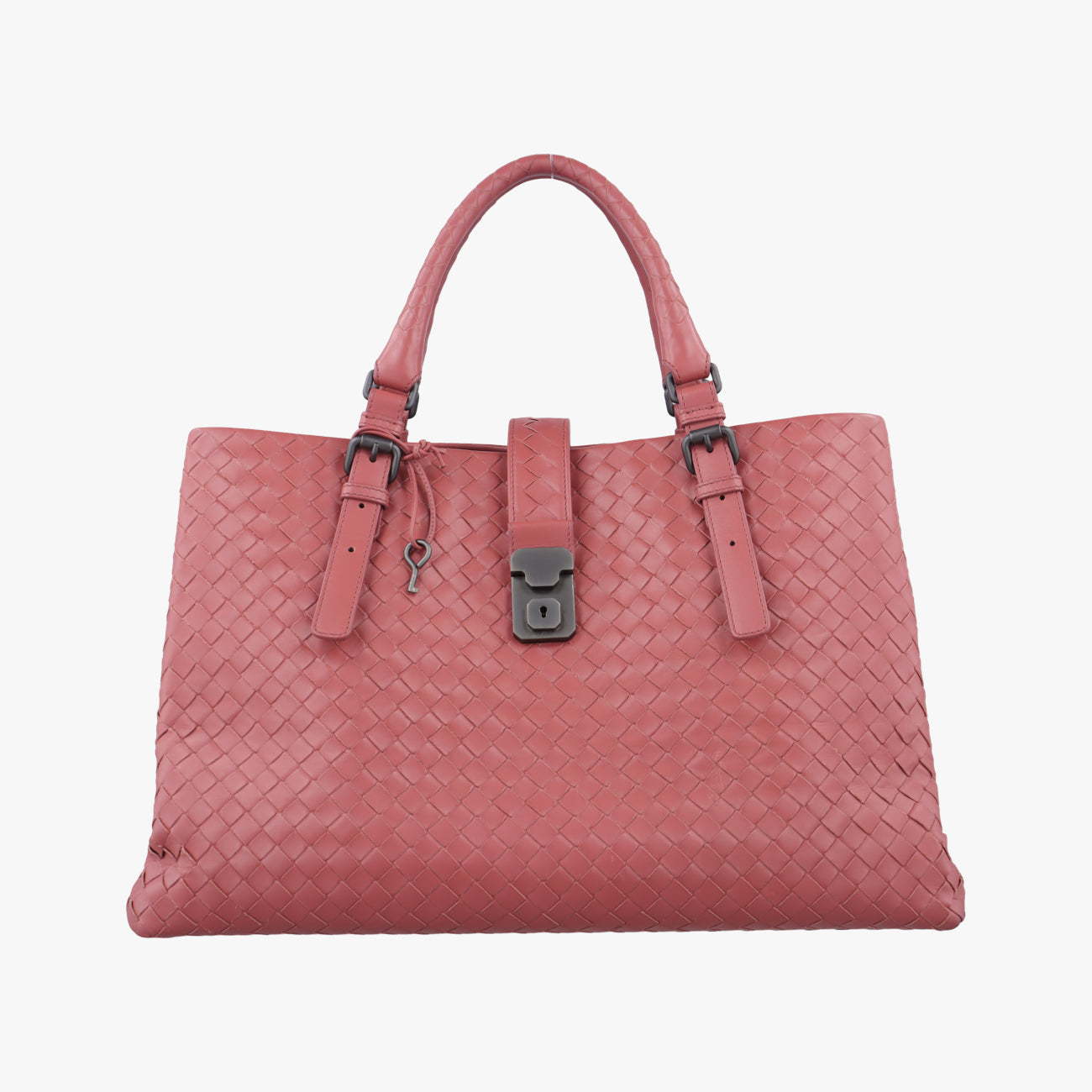 Roma IntrecciatopinklambskinB01130200Oローマ イントレチャートピンクラムスキンB01130200O