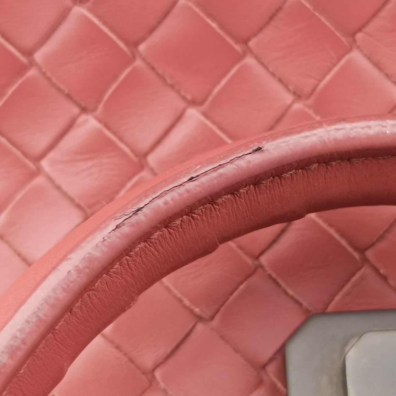 Roma IntrecciatopinklambskinB01130200Oローマ イントレチャートピンクラムスキンB01130200O