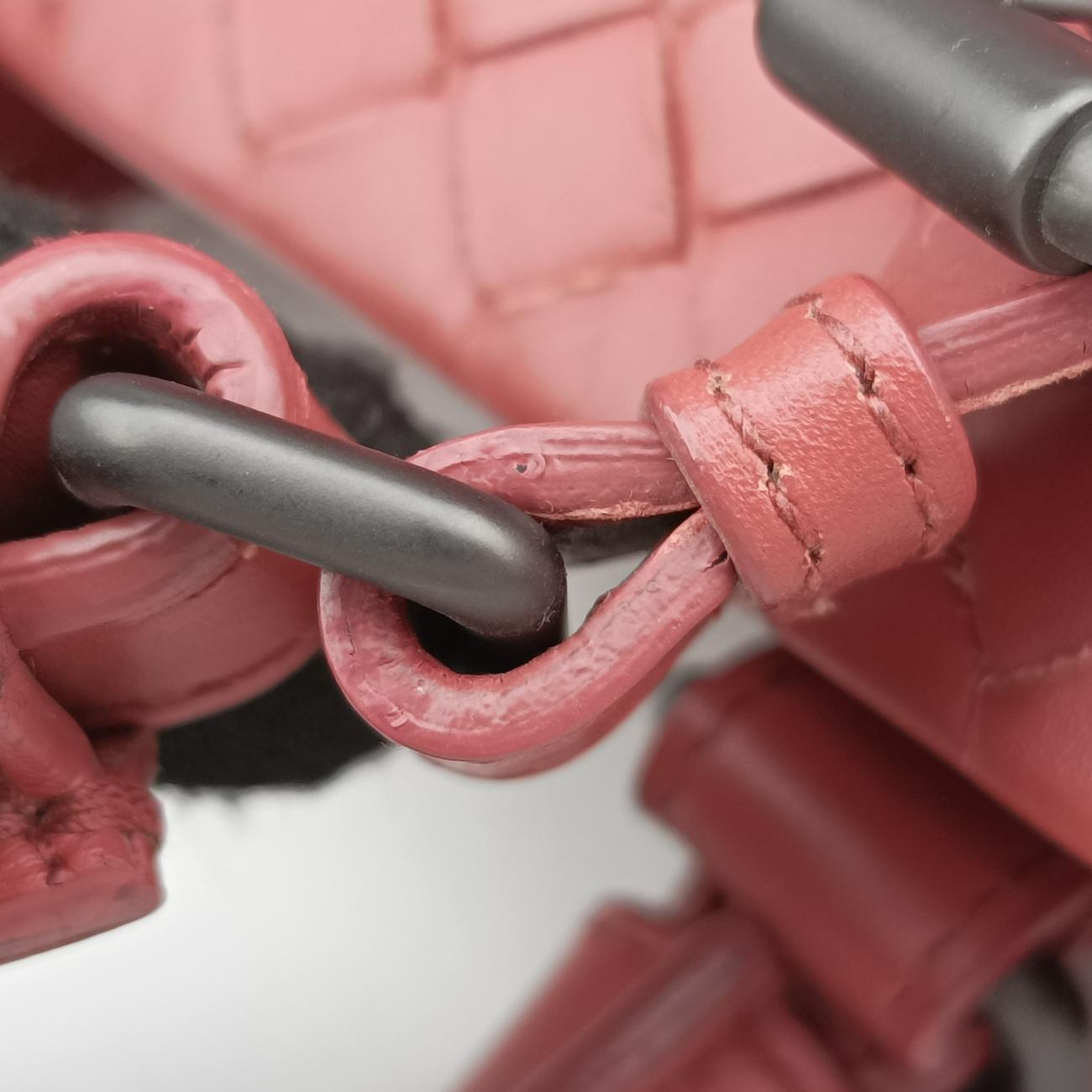 Roma IntrecciatopinklambskinB01130200Oローマ イントレチャートピンクラムスキンB01130200O