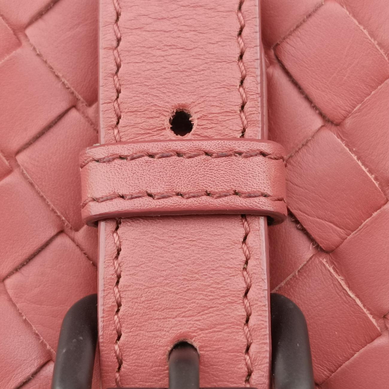 Roma IntrecciatopinklambskinB01130200Oローマ イントレチャートピンクラムスキンB01130200O