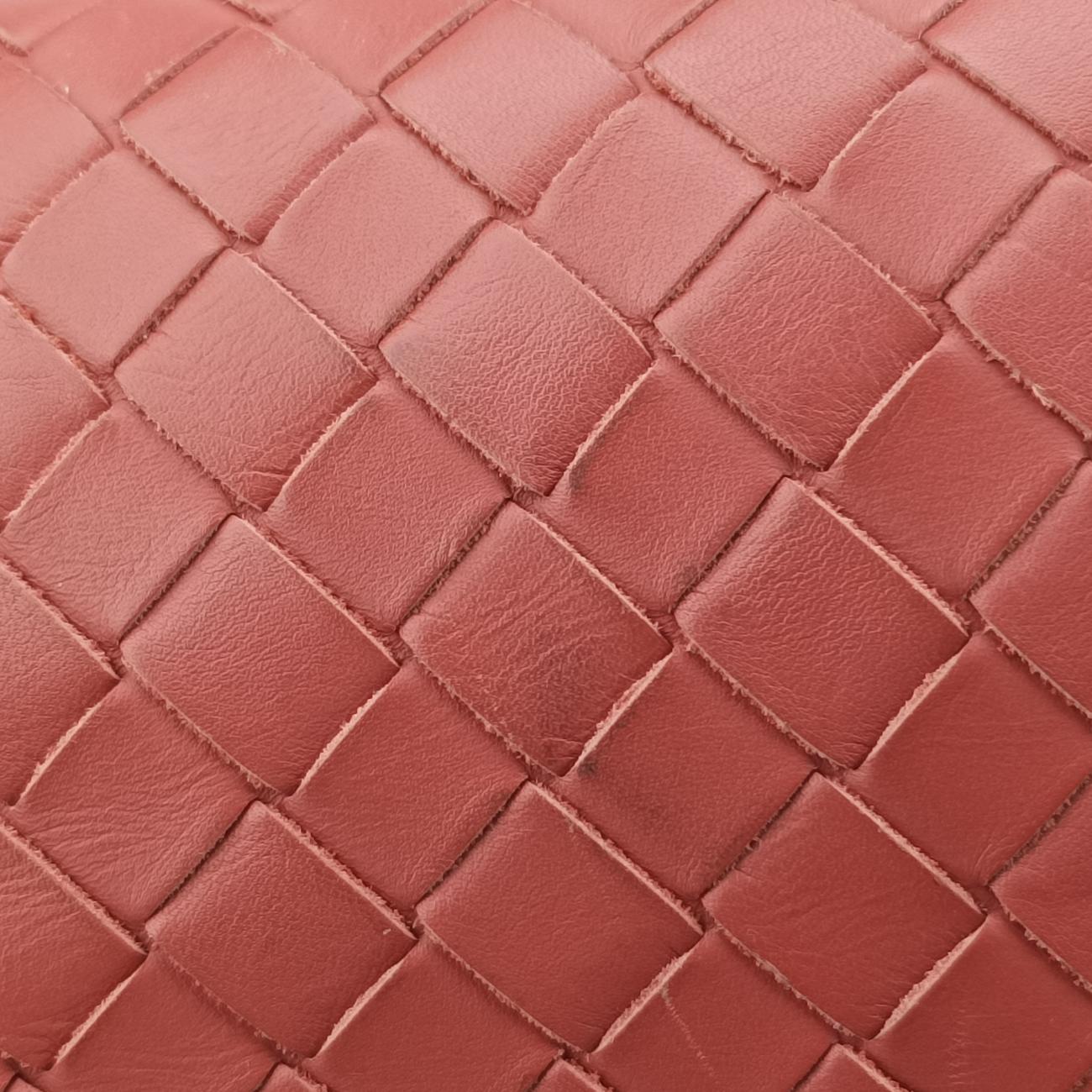 Roma IntrecciatopinklambskinB01130200Oローマ イントレチャートピンクラムスキンB01130200O
