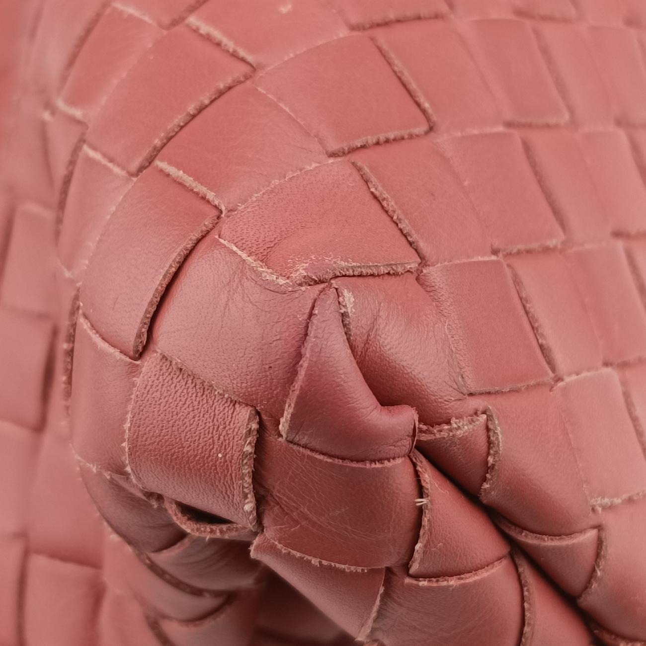 Roma IntrecciatopinklambskinB01130200Oローマ イントレチャートピンクラムスキンB01130200O