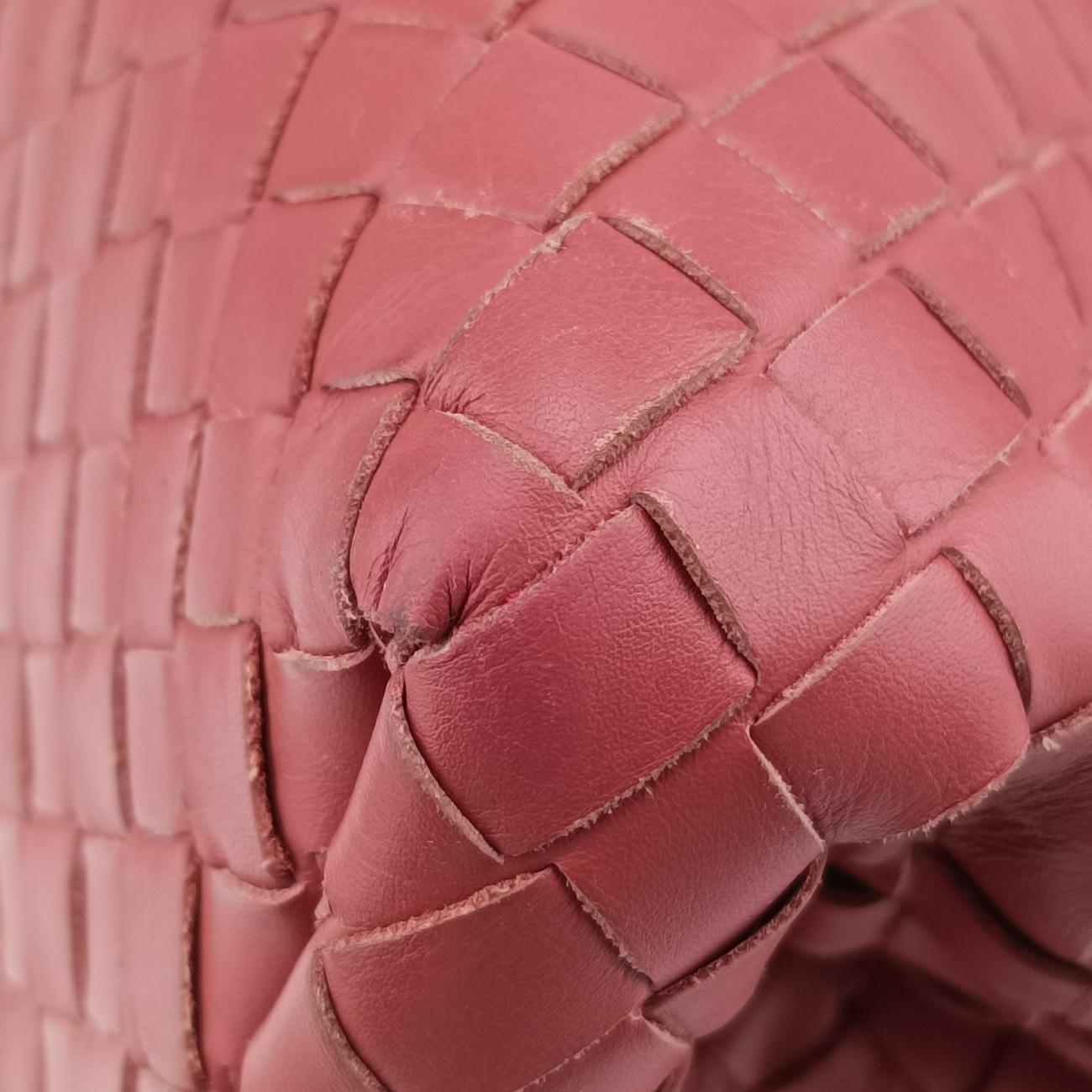 Roma IntrecciatopinklambskinB01130200Oローマ イントレチャートピンクラムスキンB01130200O