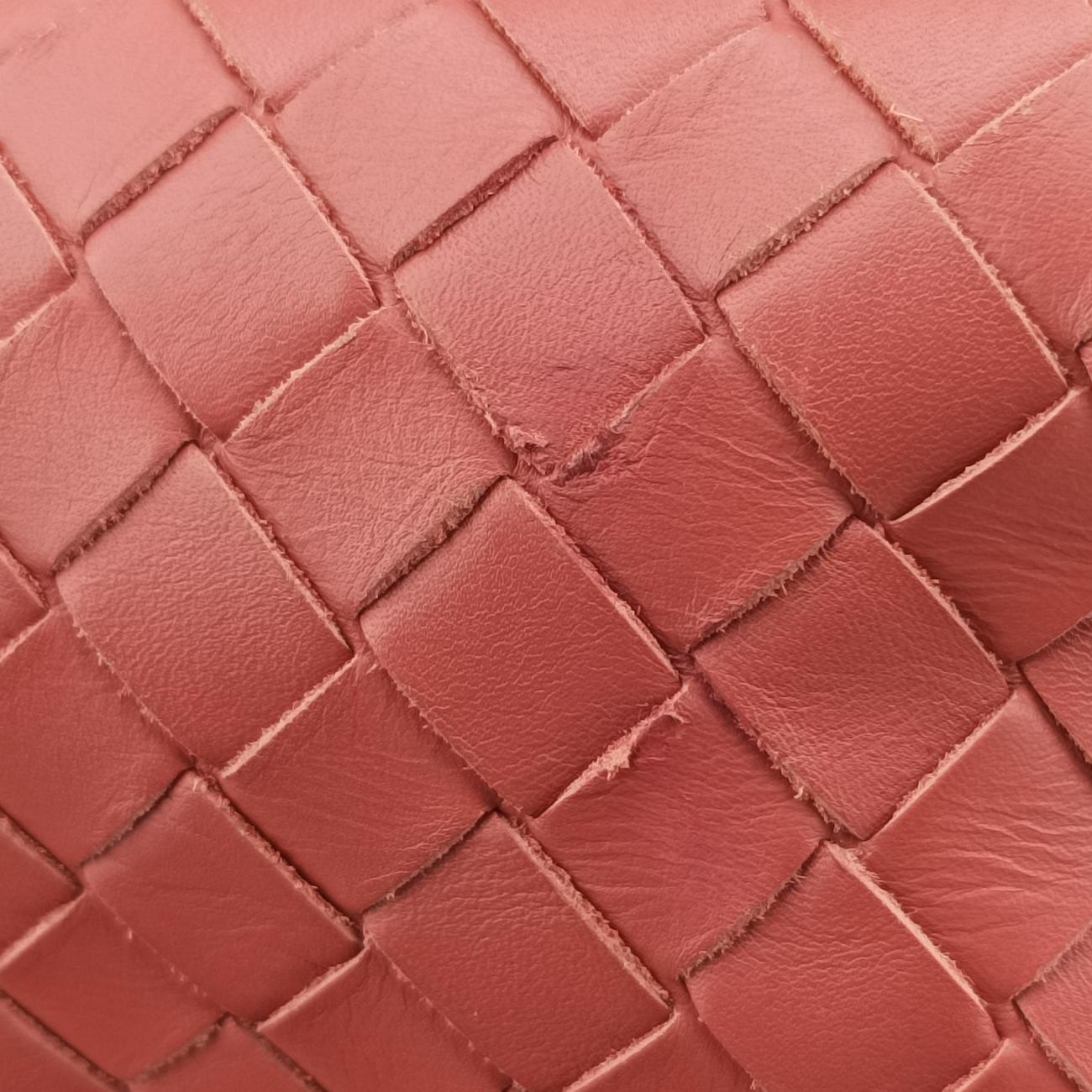 Roma IntrecciatopinklambskinB01130200Oローマ イントレチャートピンクラムスキンB01130200O