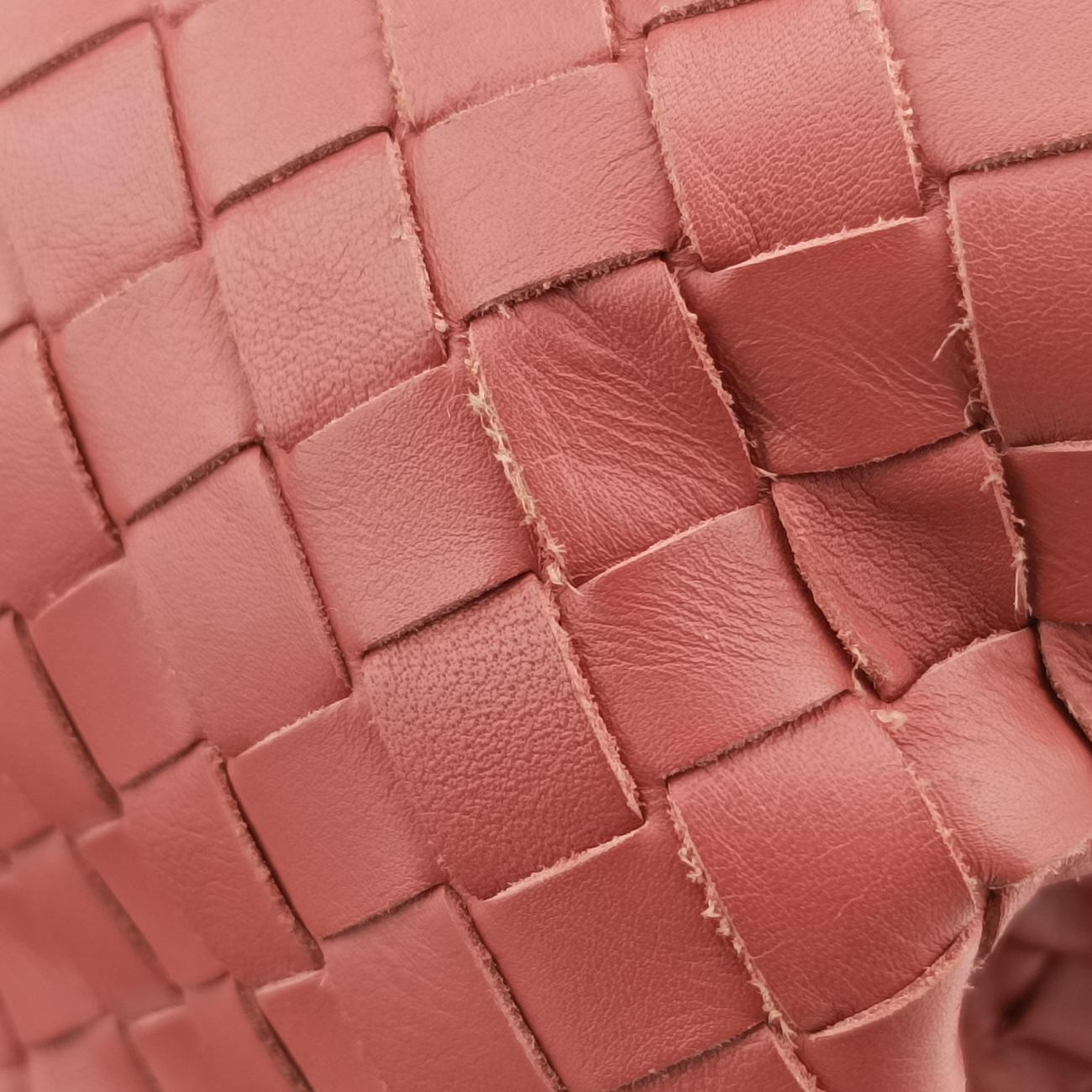 Roma IntrecciatopinklambskinB01130200Oローマ イントレチャートピンクラムスキンB01130200O