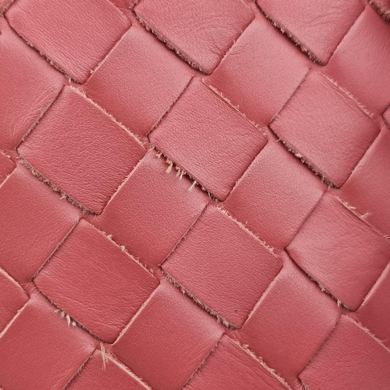 Roma IntrecciatopinklambskinB01130200Oローマ イントレチャートピンクラムスキンB01130200O