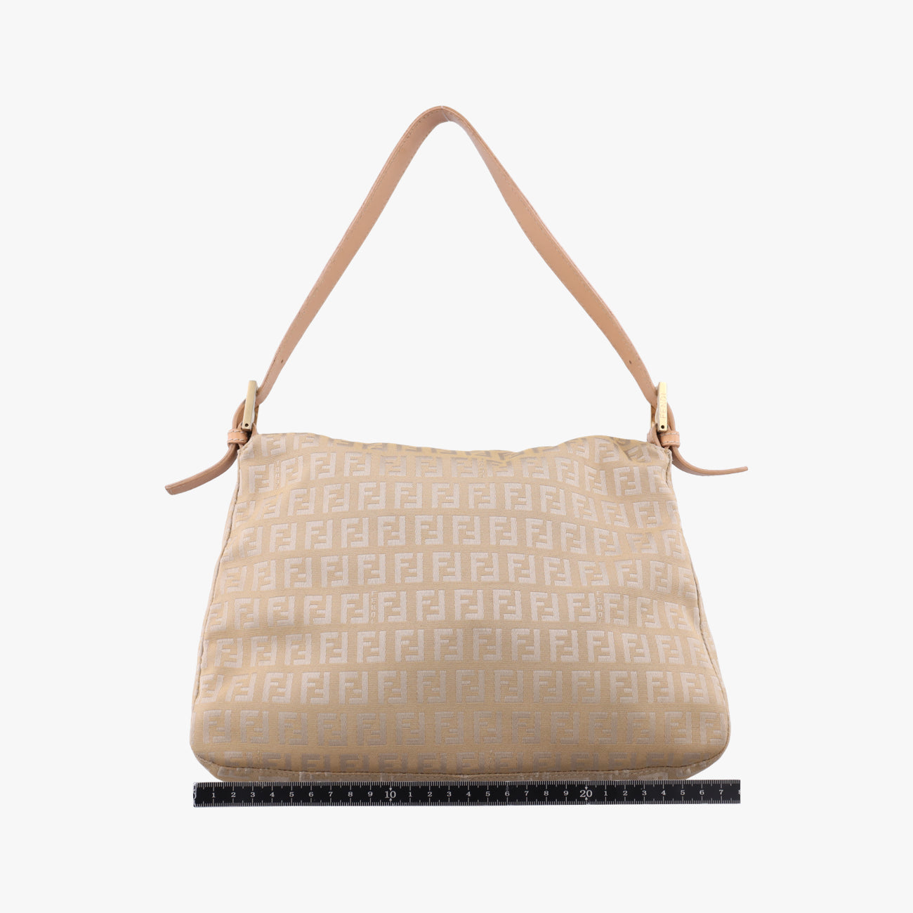 Baguette ZucchinoGoldencanvas x leather8BR001Lot number unknownマンマバケット ズッキーノ柄ゴールドキャンバス×レザー8BR001製番不明