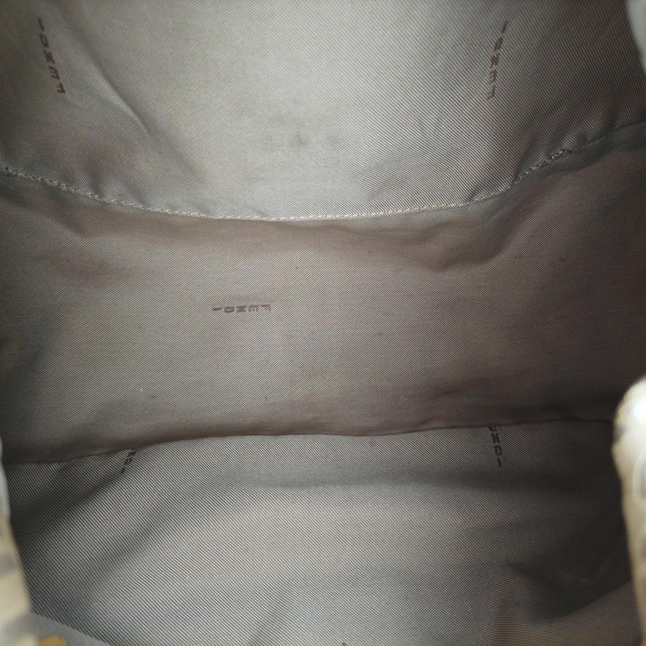 Baguette ZucchinoGoldencanvas x leather8BR001Lot number unknownマンマバケット ズッキーノ柄ゴールドキャンバス×レザー8BR001製番不明