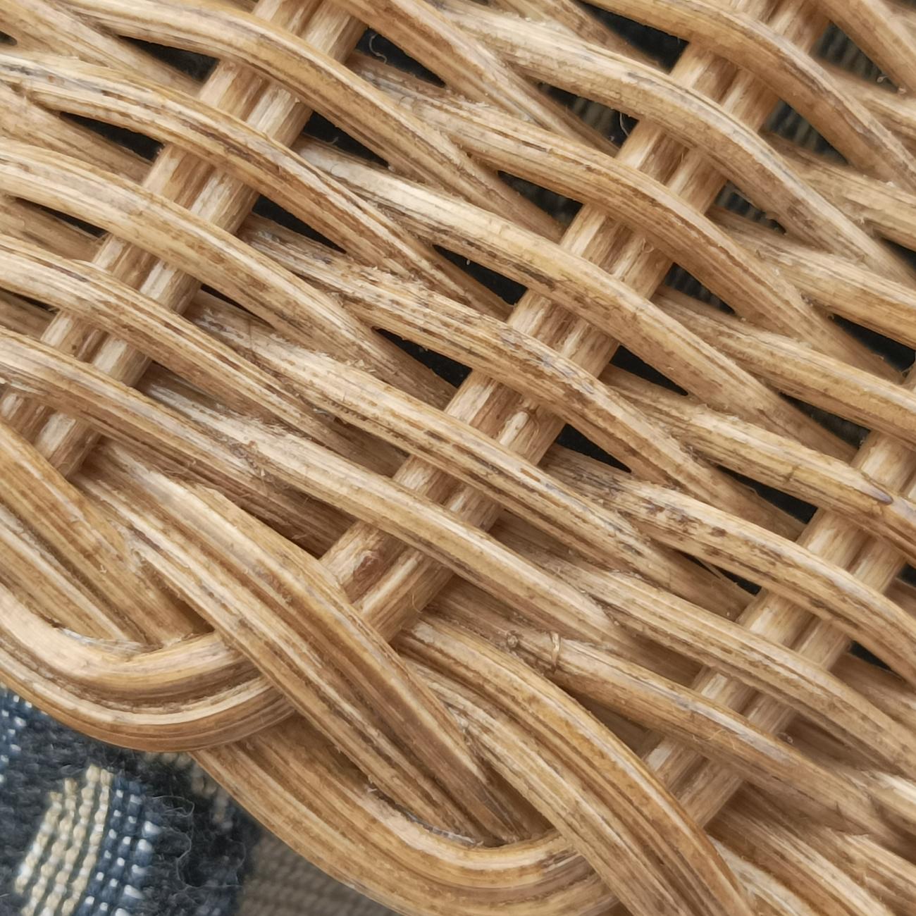 Wicker BasketNavy x Grey x BeigeNatural wicker x Dior oblique jacquard63-MA-1200ウィッカー バケットネイビー×グレー×ベージュナチュラルウィッカー×ディオール オブリーク ジャカード63-MA-1200