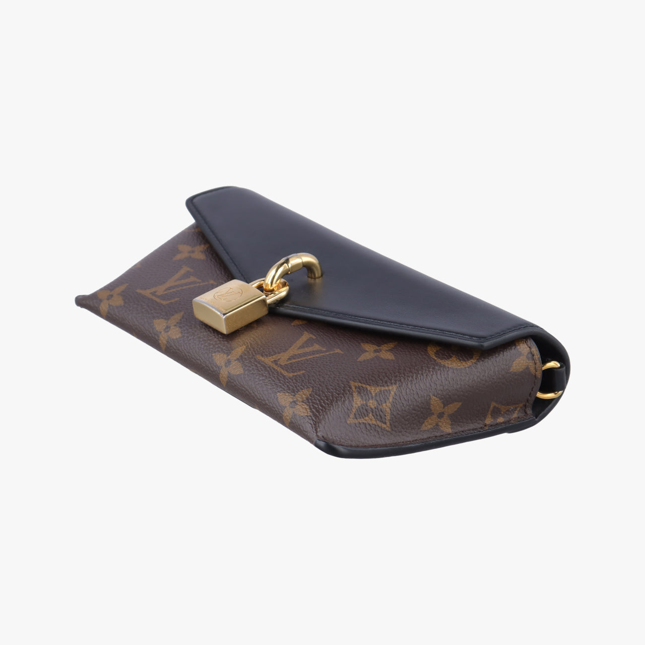 Padlock on strapBrown×Noir Monogram canvas×leatherM80559ICチップパドロックオンストラップモノグラム/ブラウン系×ノワールモノグラムキャンバス×カーフレザーM80559ICチップ