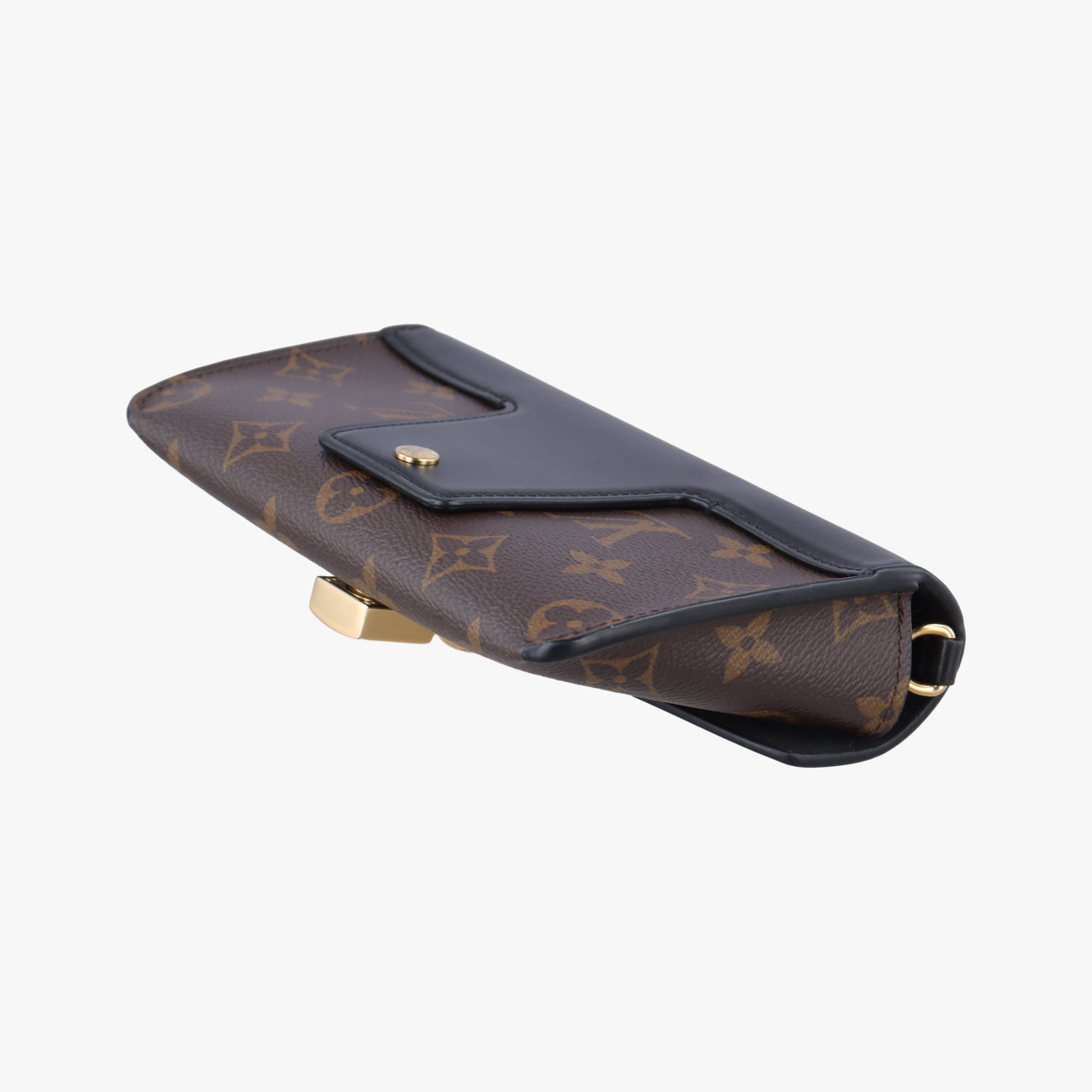 Padlock on strapBrown×Noir Monogram canvas×leatherM80559ICチップパドロックオンストラップモノグラム/ブラウン系×ノワールモノグラムキャンバス×カーフレザーM80559ICチップ