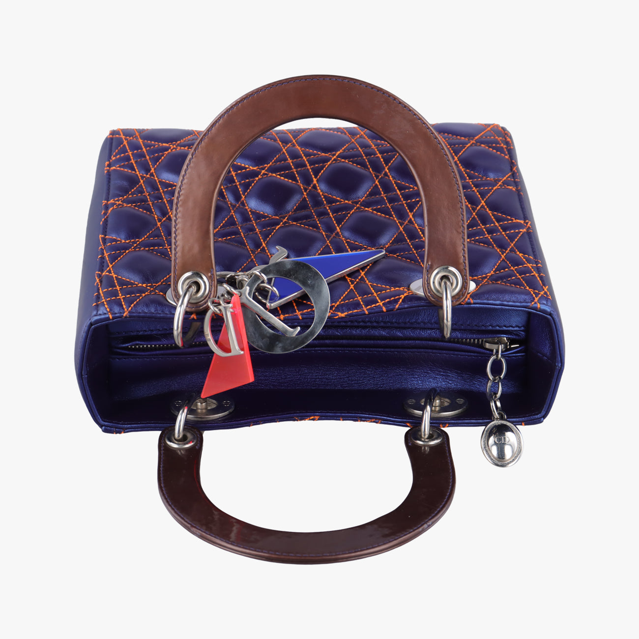 Lady DiorPurple x Orange x BrownLeather15-BO-1121レディディオールパープル×オレンジ×ブラウンレザー15-BO-1121