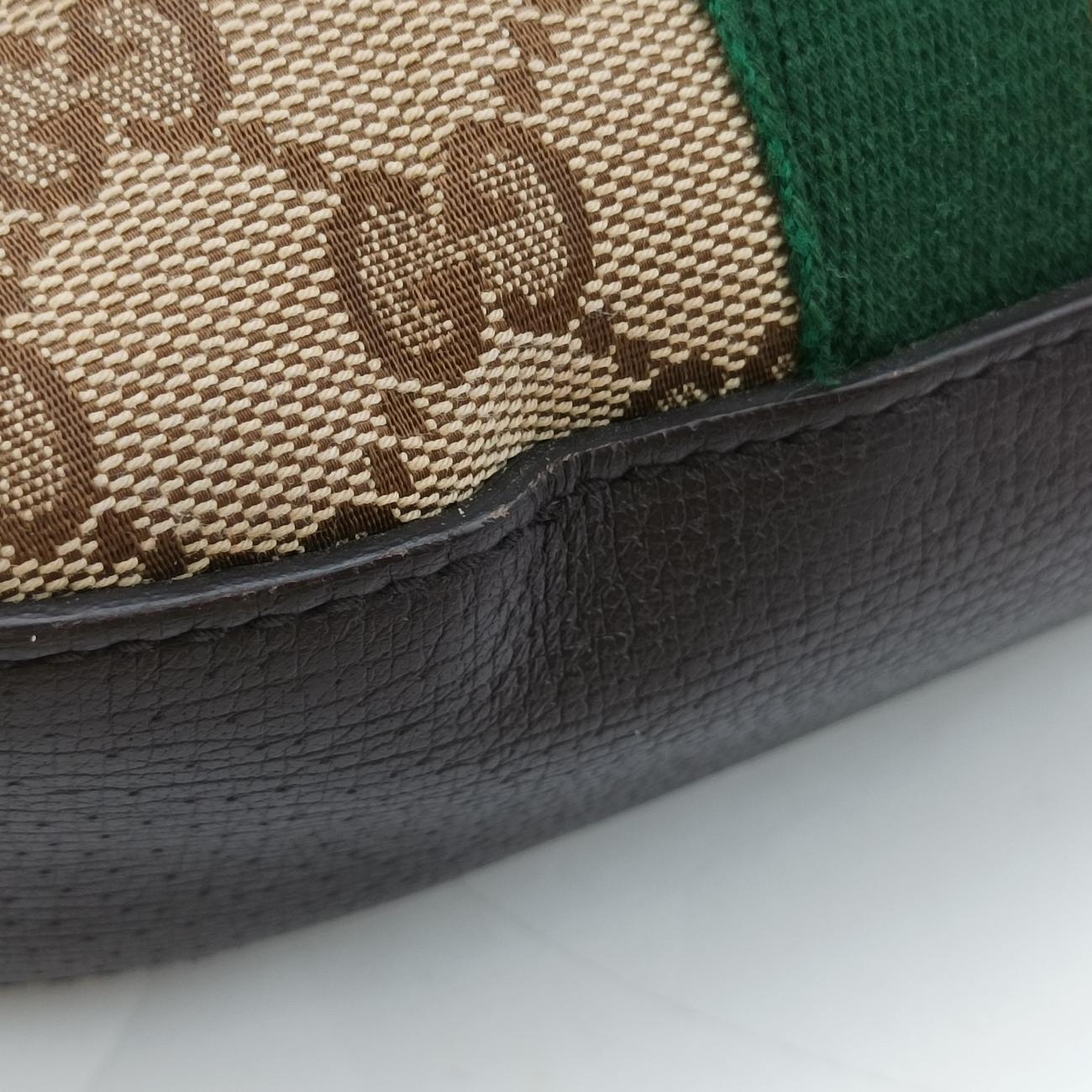 Bee WebBrown x Red x GreenFabric x leather412008B019351846ビー ウェブブラウン×レッド×グリーンファブリック×レザー412008B019351846