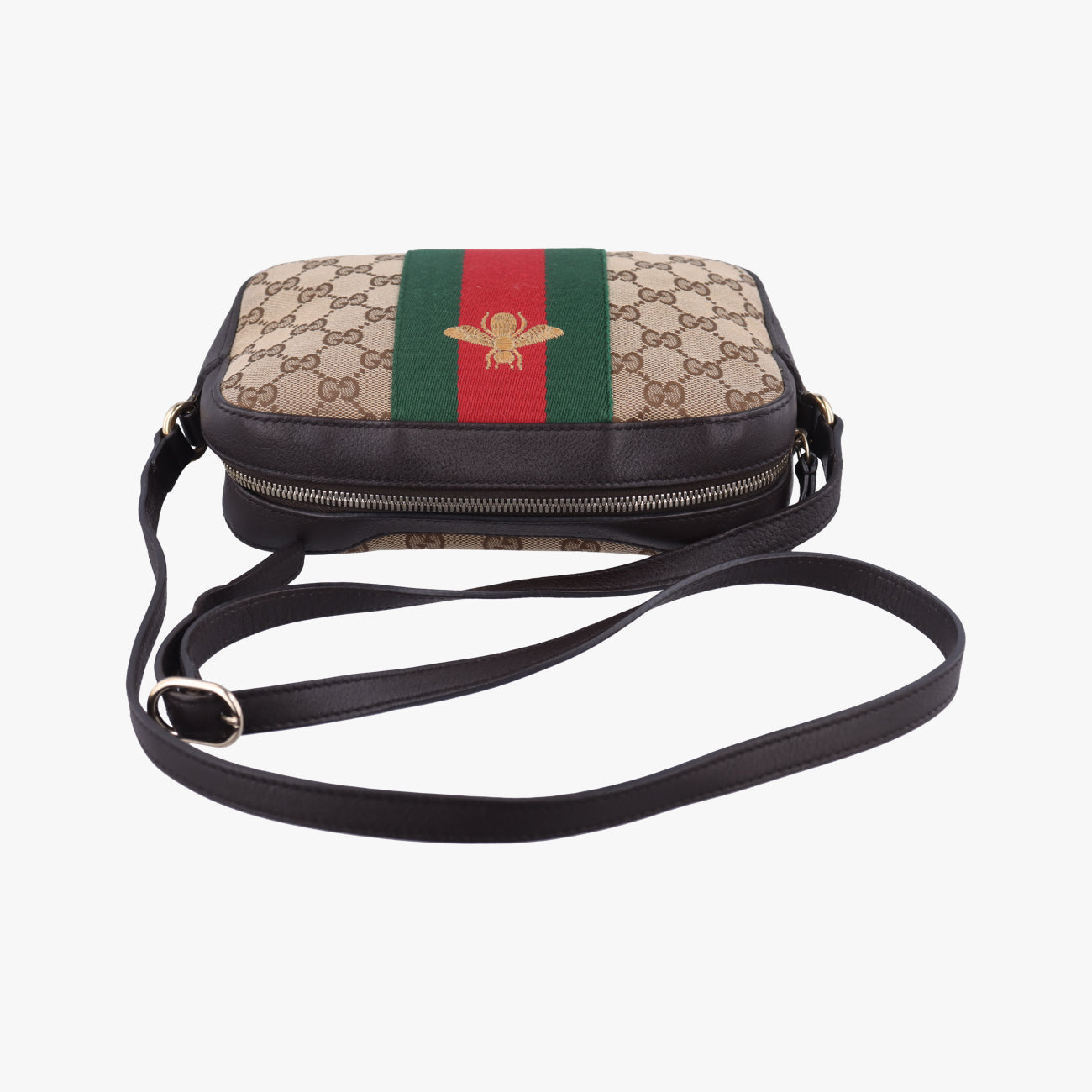 Bee WebBrown x Red x GreenFabric x leather412008B019351846ビー ウェブブラウン×レッド×グリーンファブリック×レザー412008B019351846